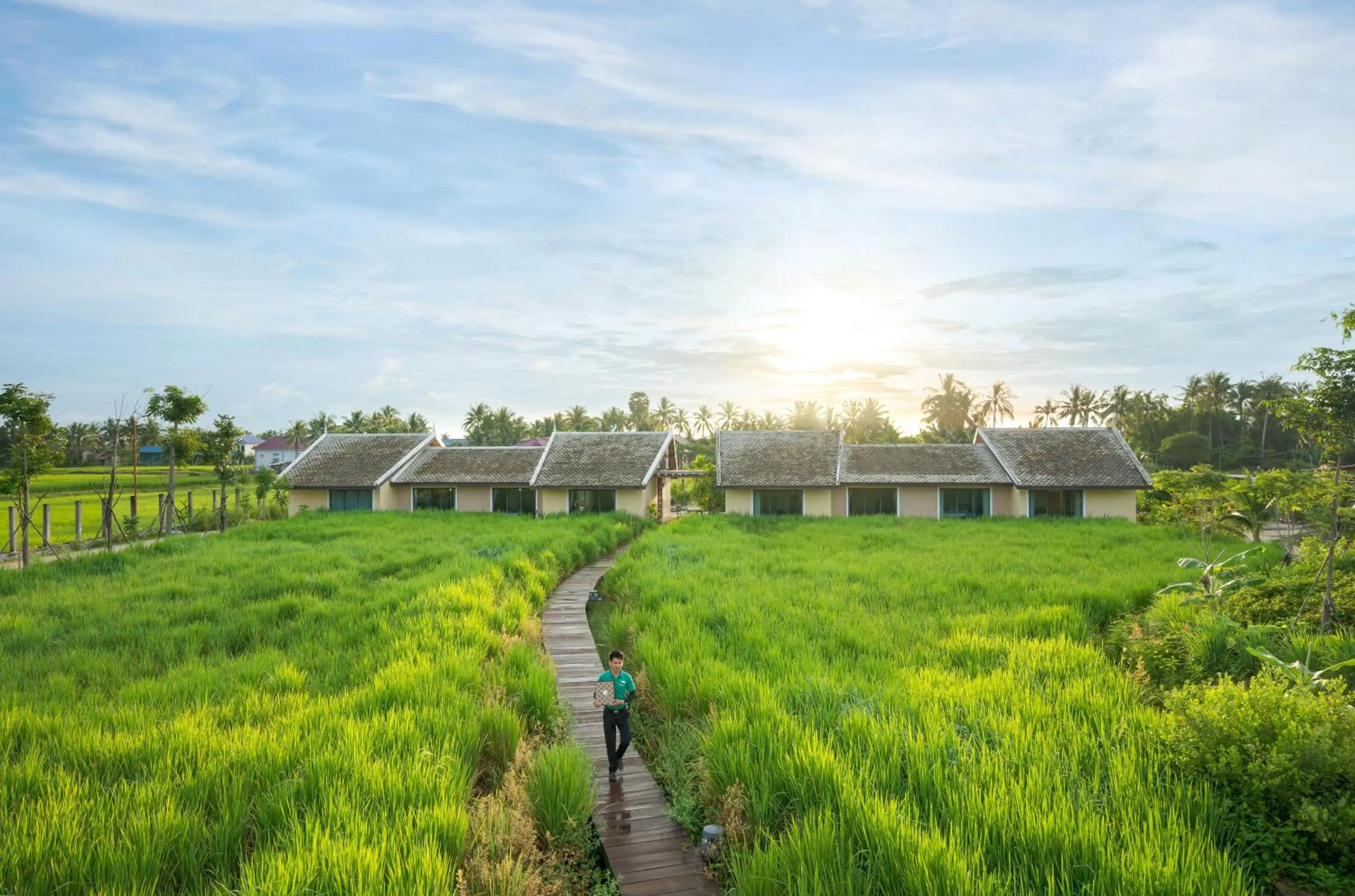 Natural landscape in Komsan Kampot Resort