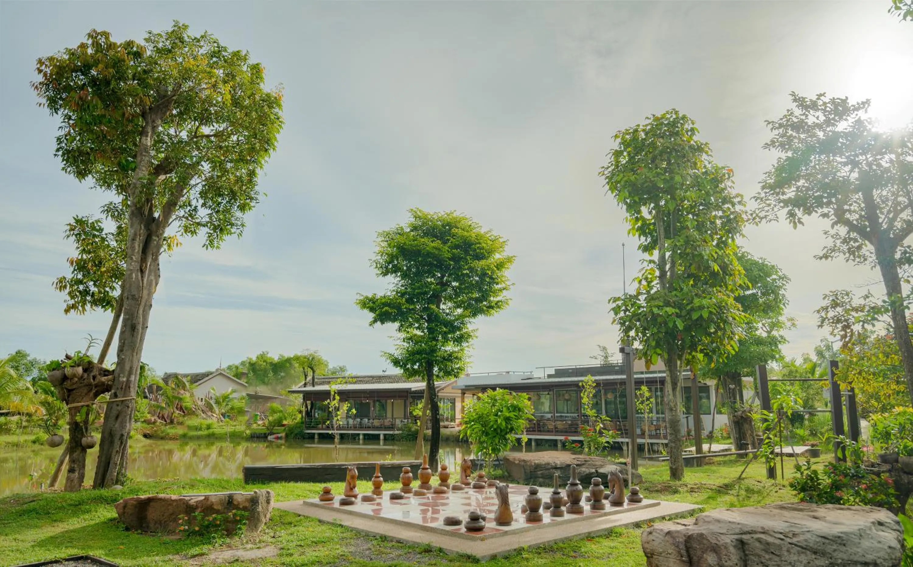 Natural landscape in Komsan Kampot Resort