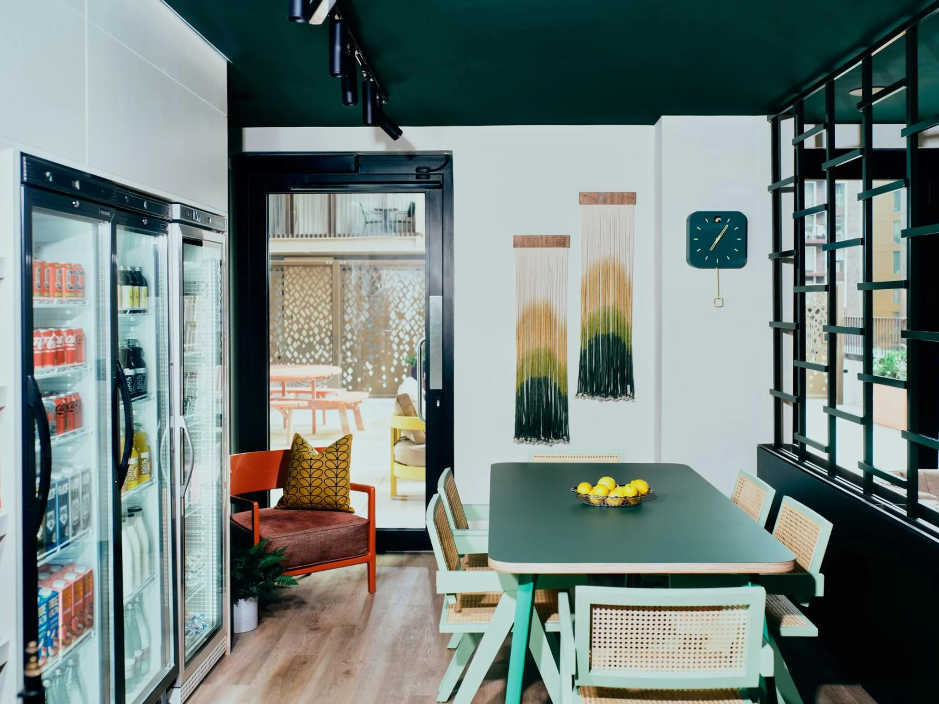 Communal lounge/ TV room in Vertus Edit Canary Wharf