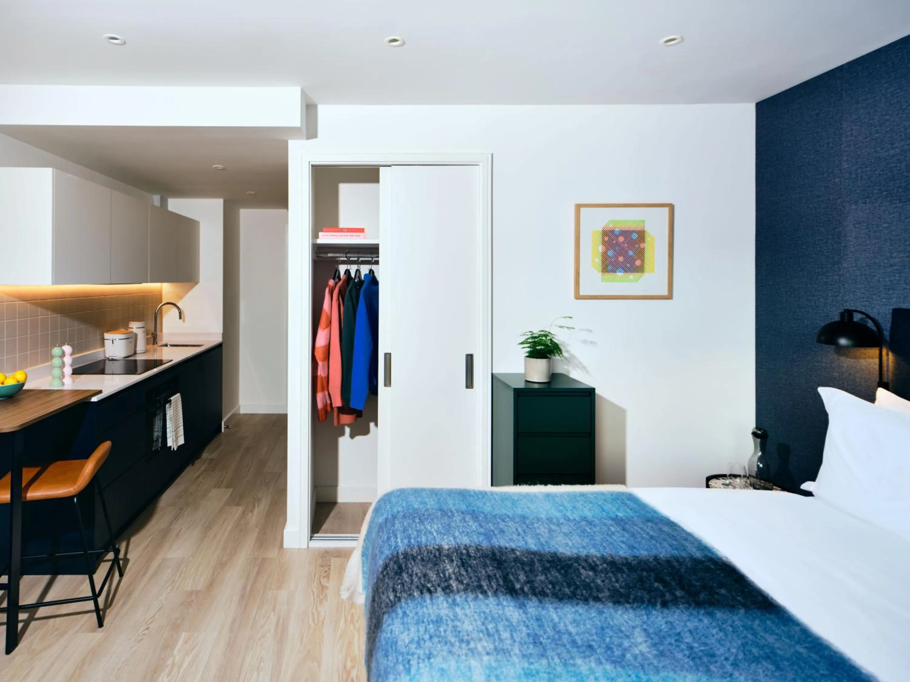 Bedroom, Bed in Vertus Edit Canary Wharf