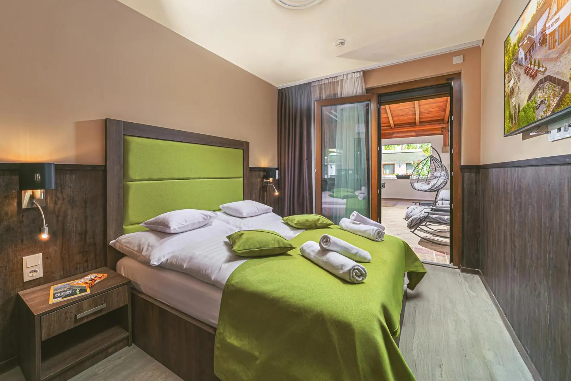 Bed in Park Hotel Bükfürdő