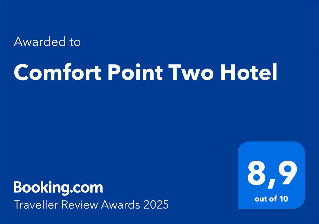 Certificate/Award in Comfort Point Two Hotel