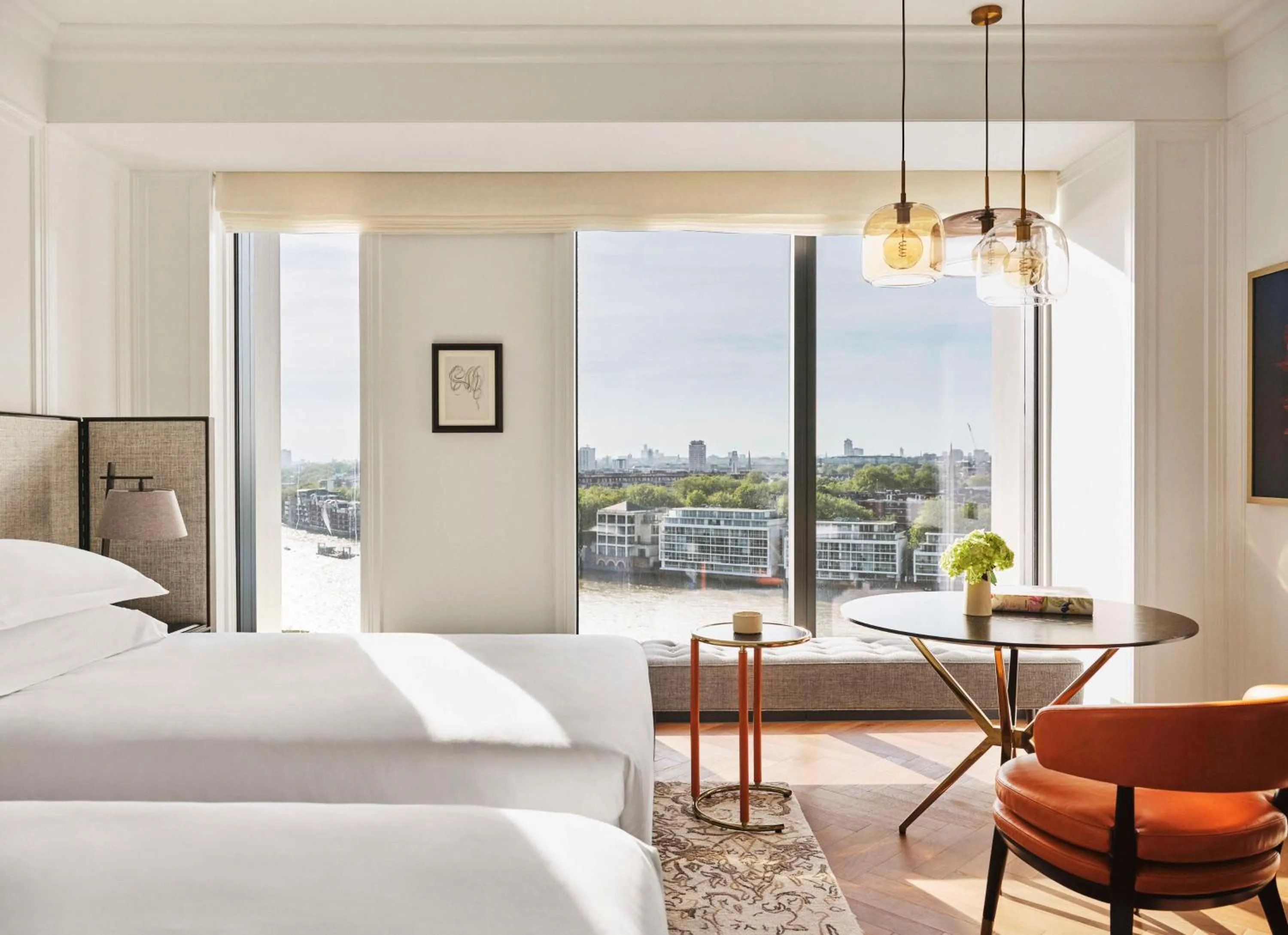 Bedroom, Bed in Park Hyatt London River Thames