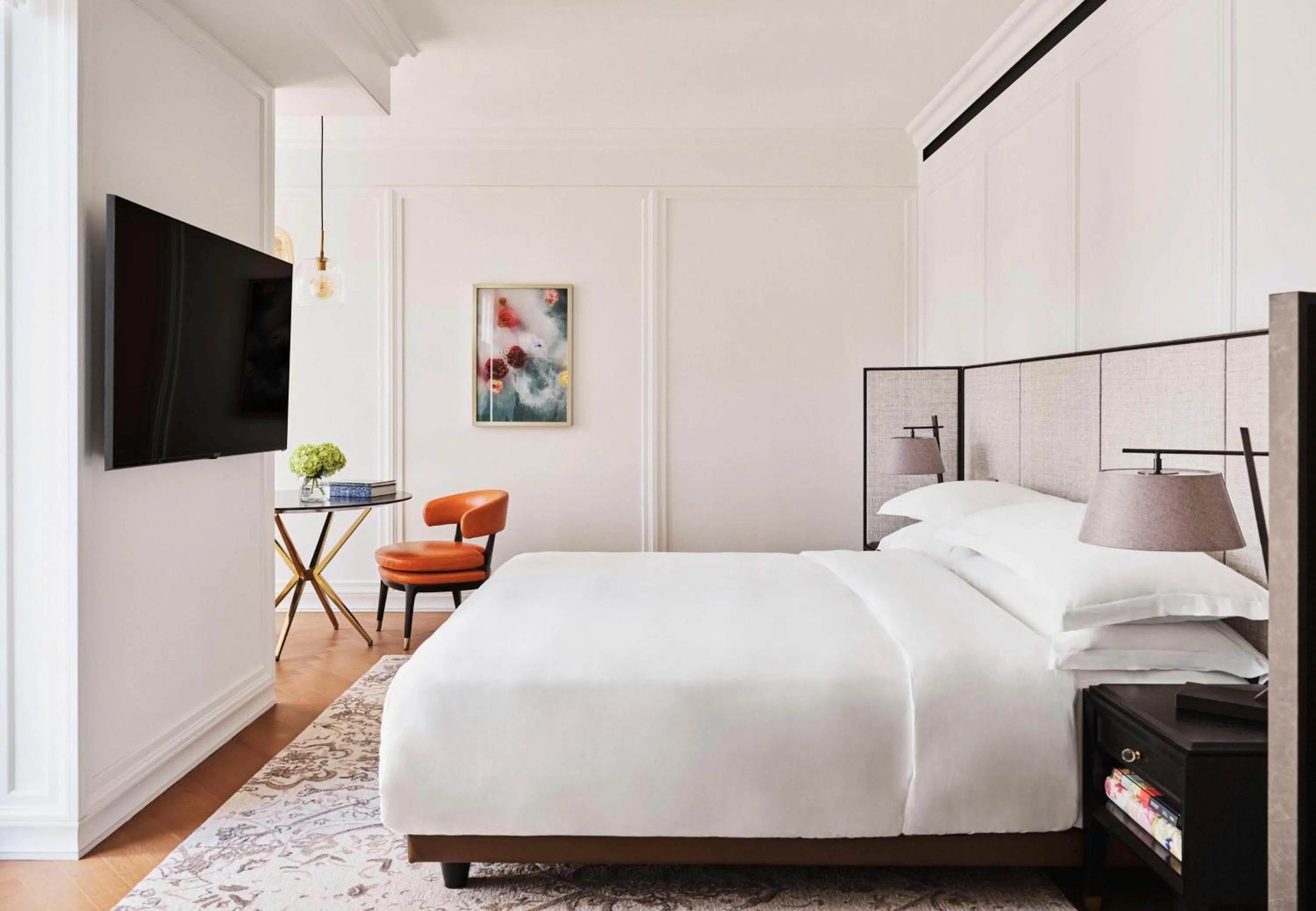 Bedroom, Bed in Park Hyatt London River Thames