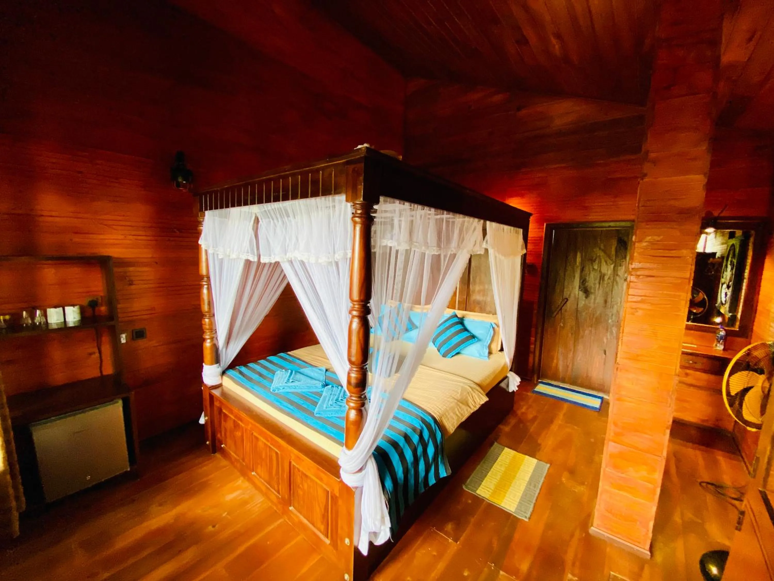 Bed in Madushanka Resort
