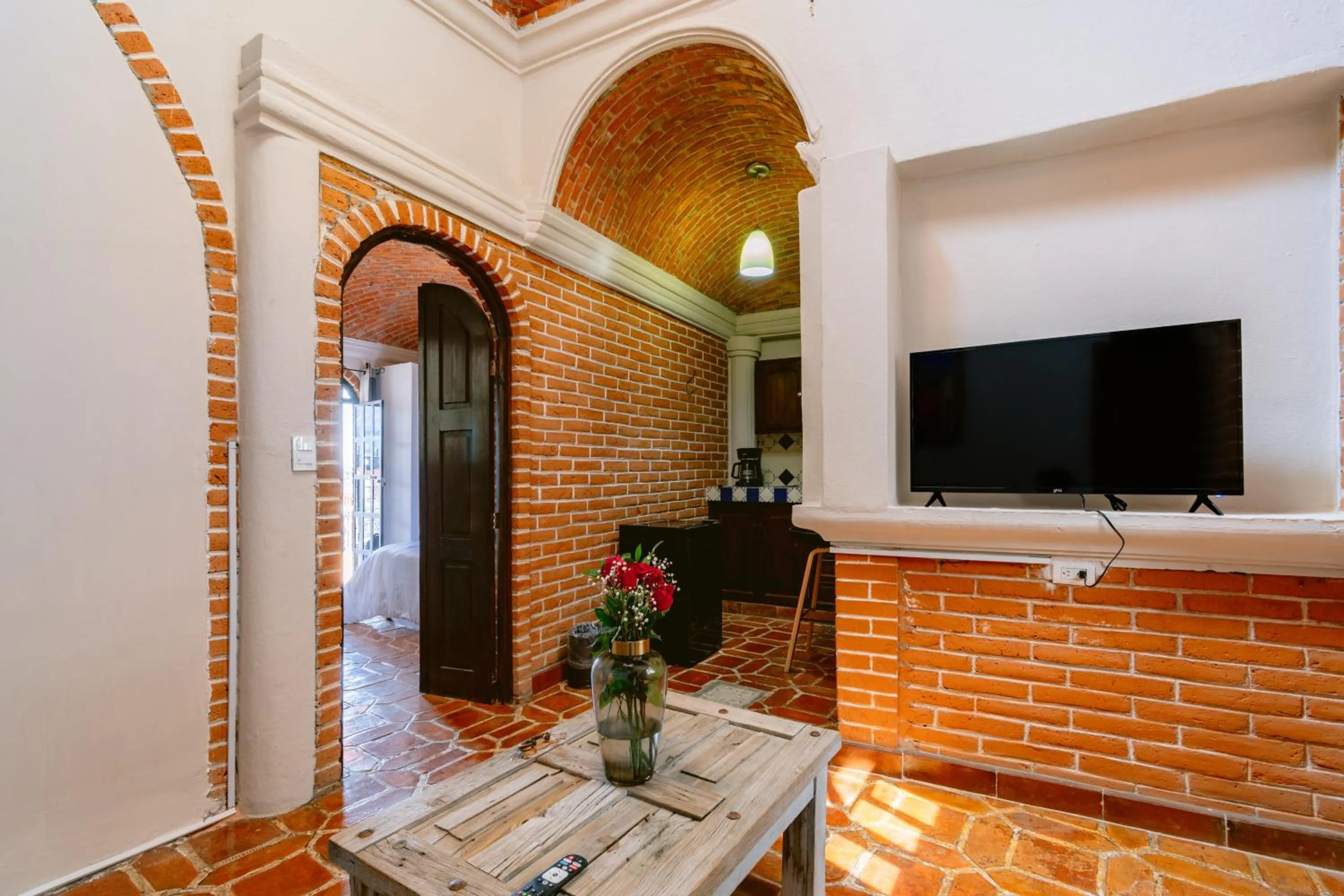 Seating area in Te Amo Hotel Boutique