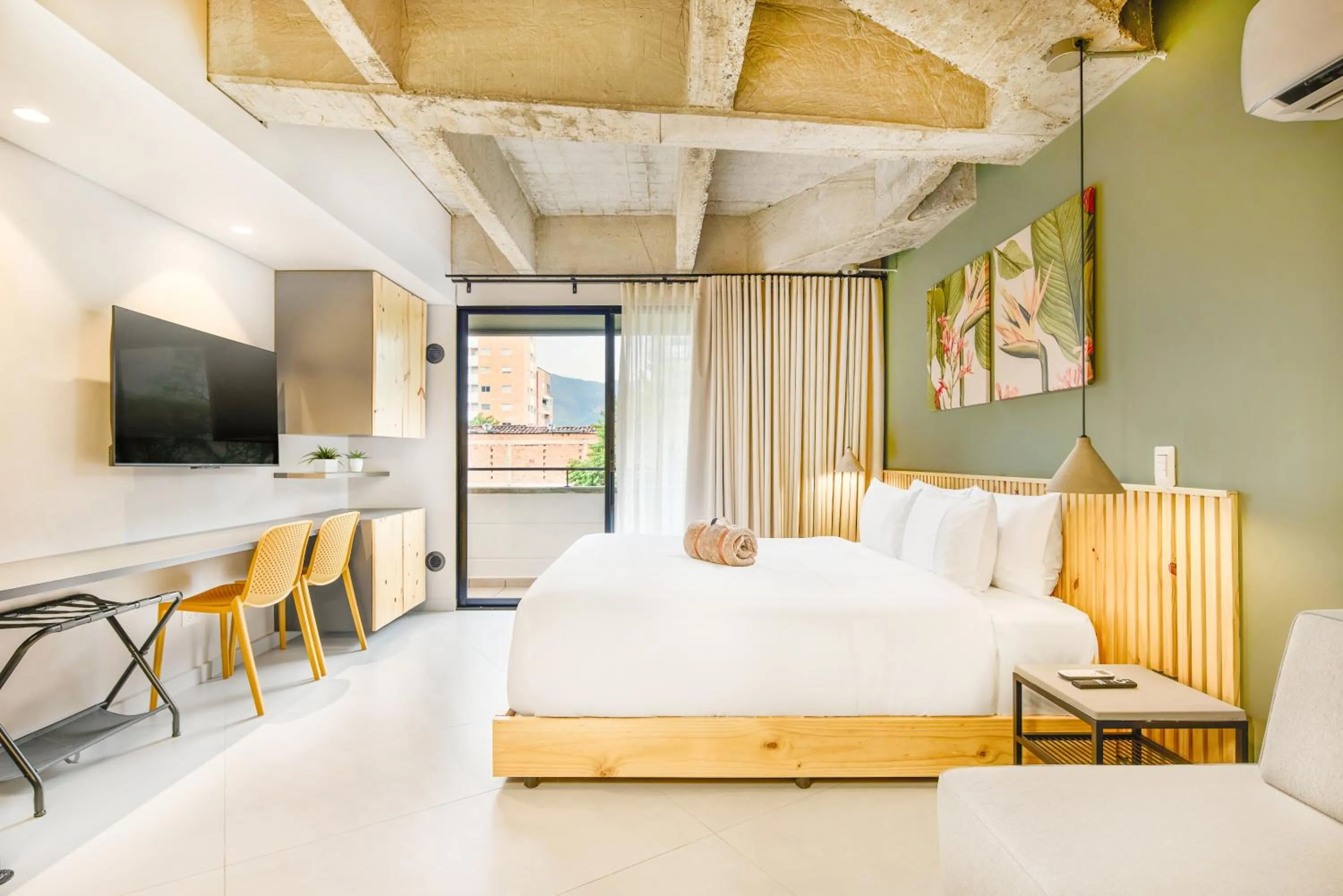 Bed in Firenze Lofts