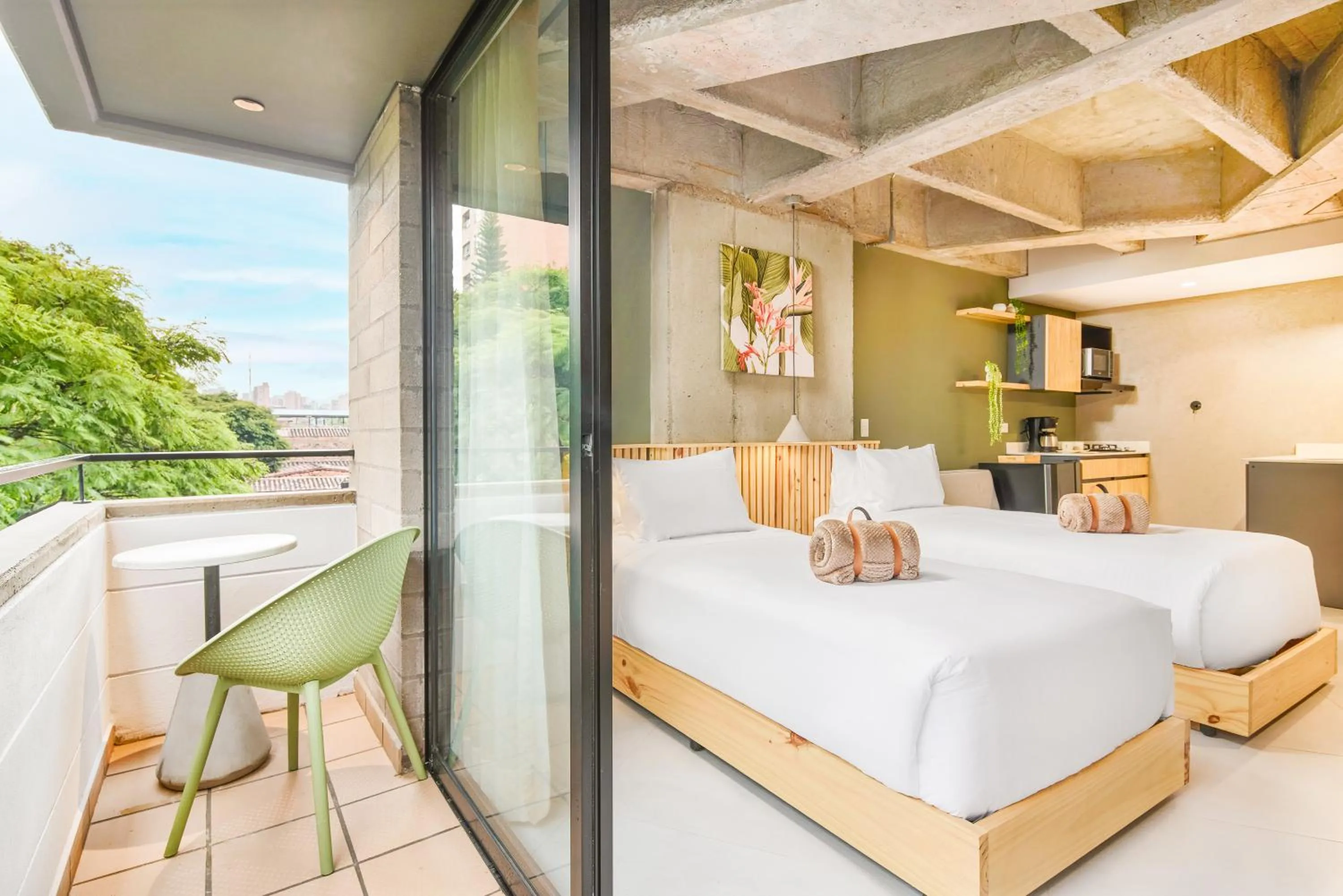 Bed in Firenze Lofts