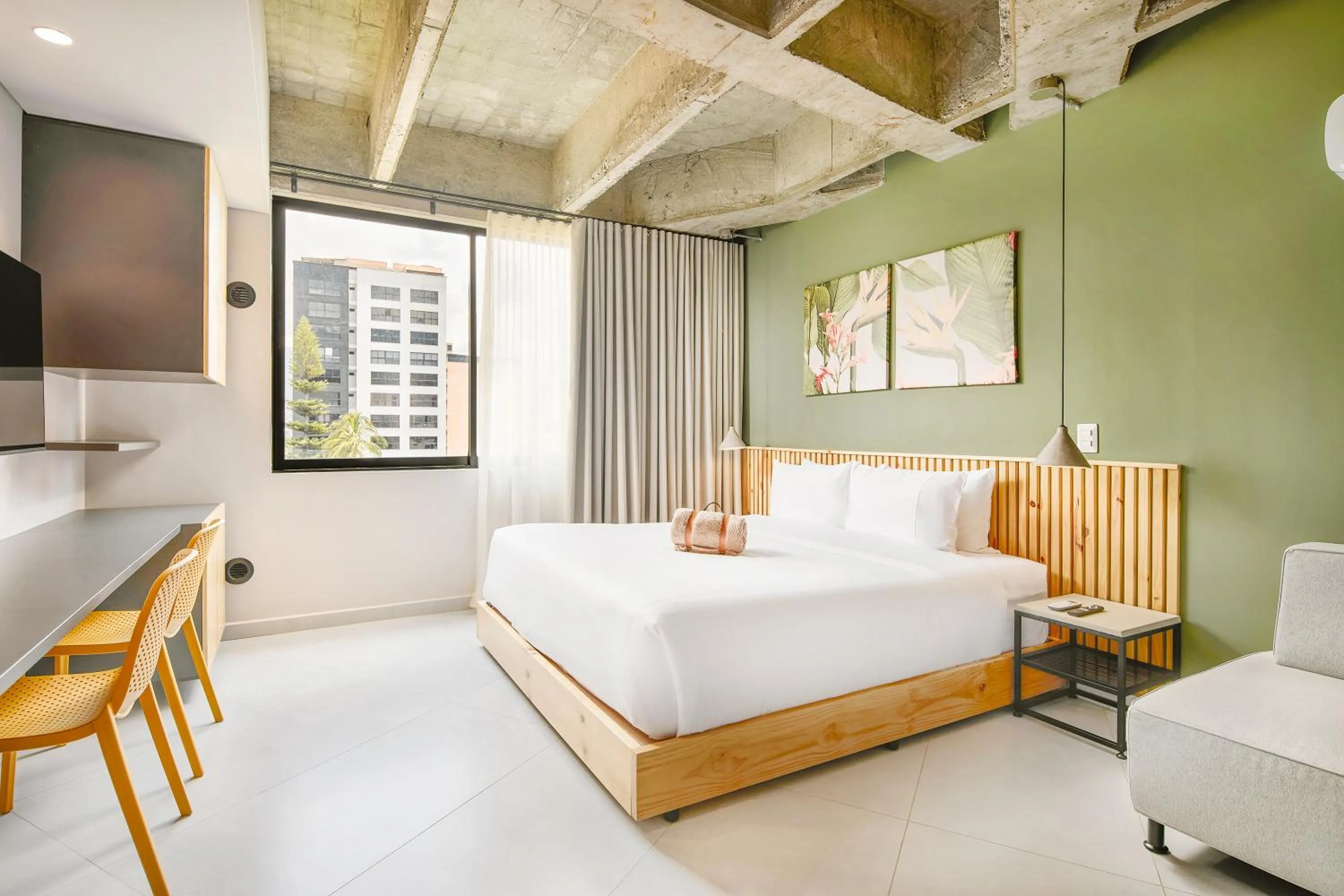 Bed in Firenze Lofts