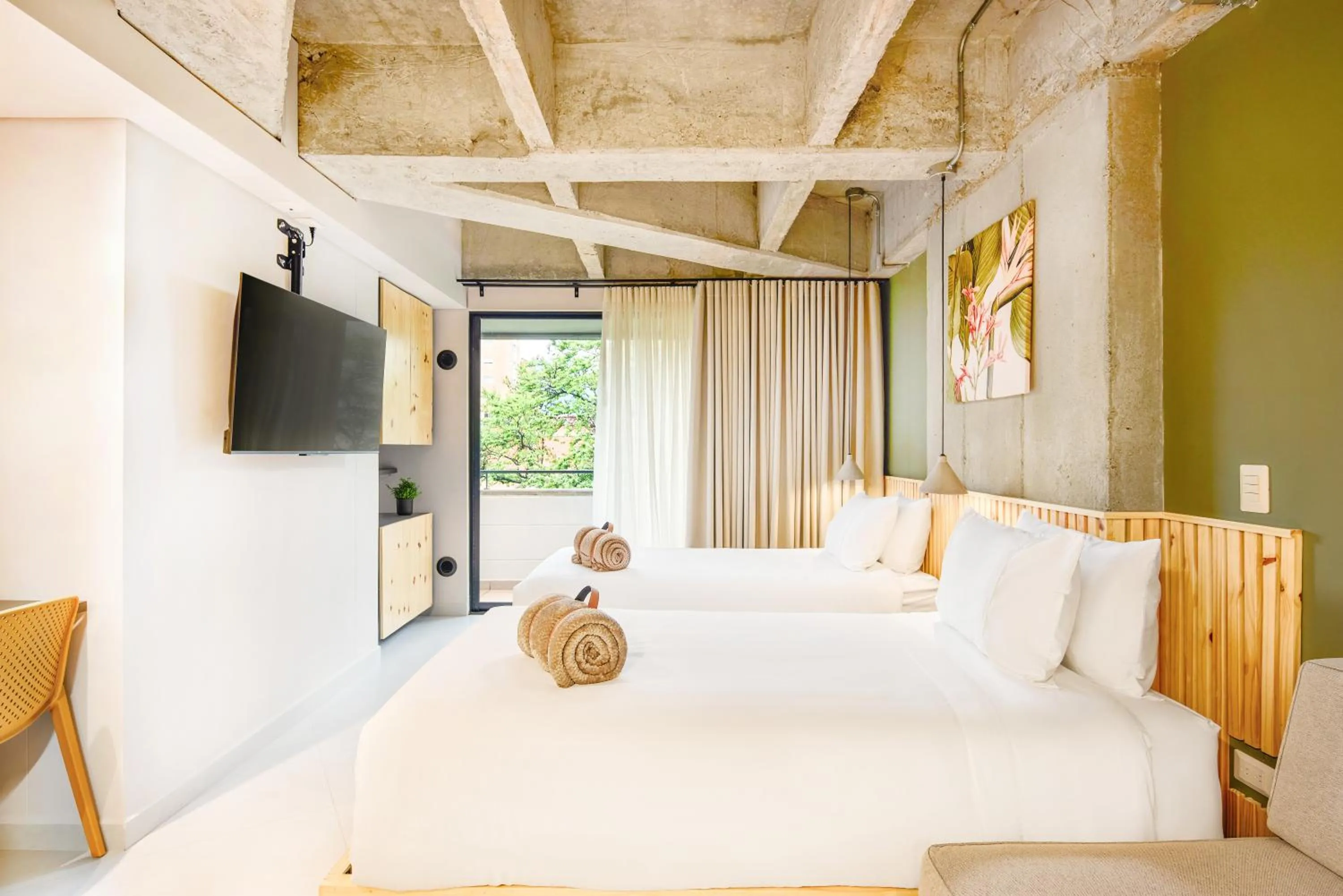 Bed in Firenze Lofts