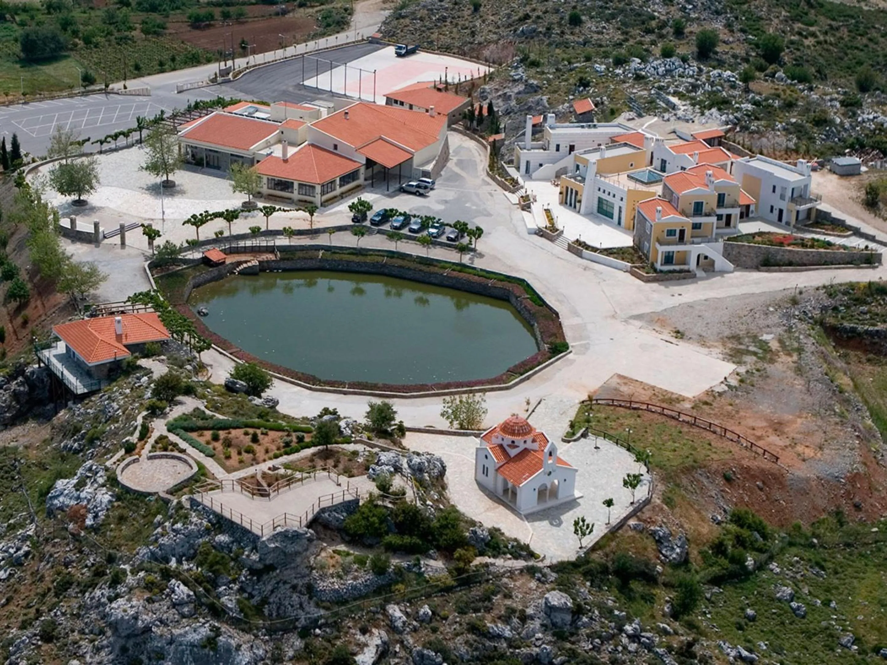 Bird's eye view in Delina Mountain Resort