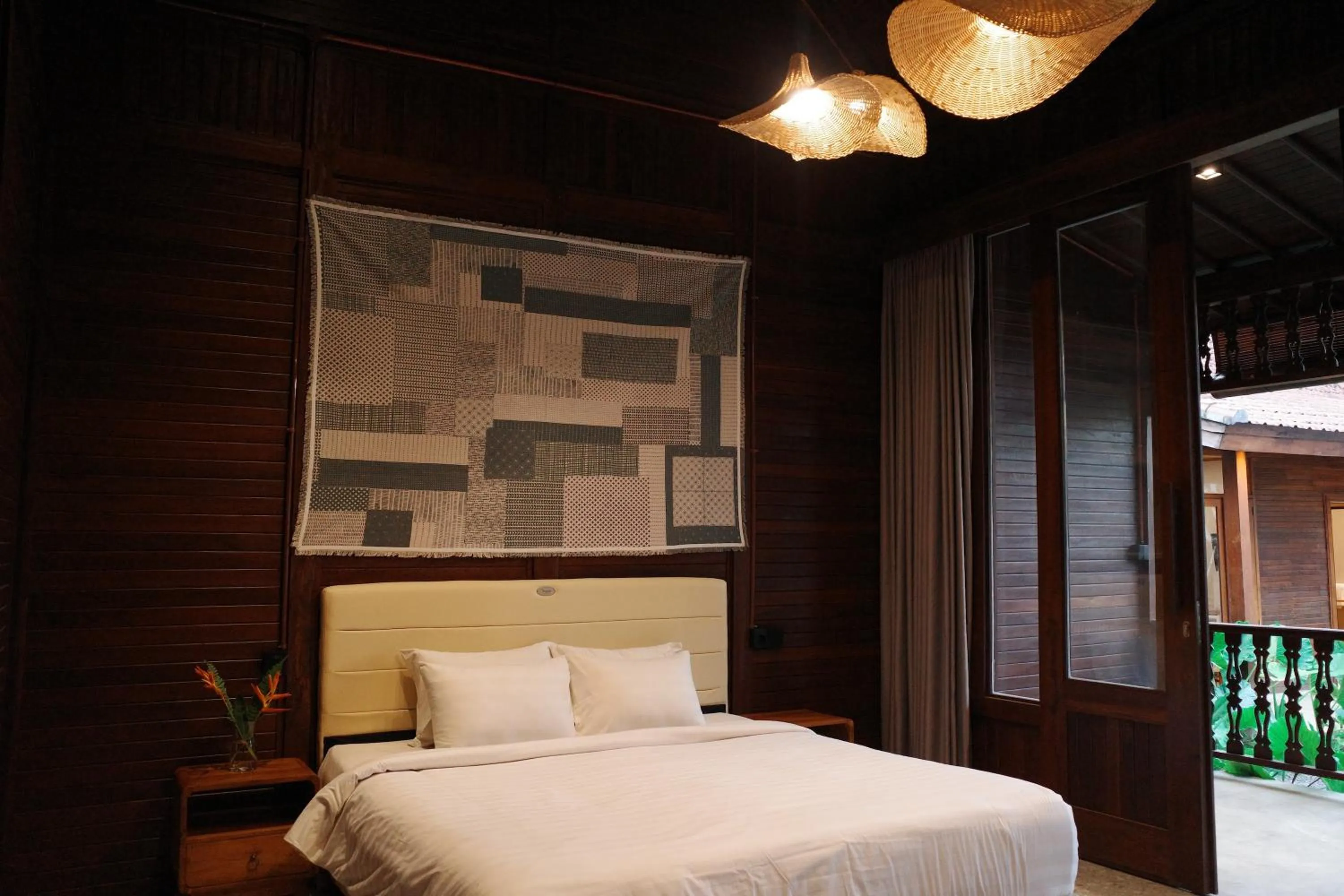 Bed in The Riang Villa