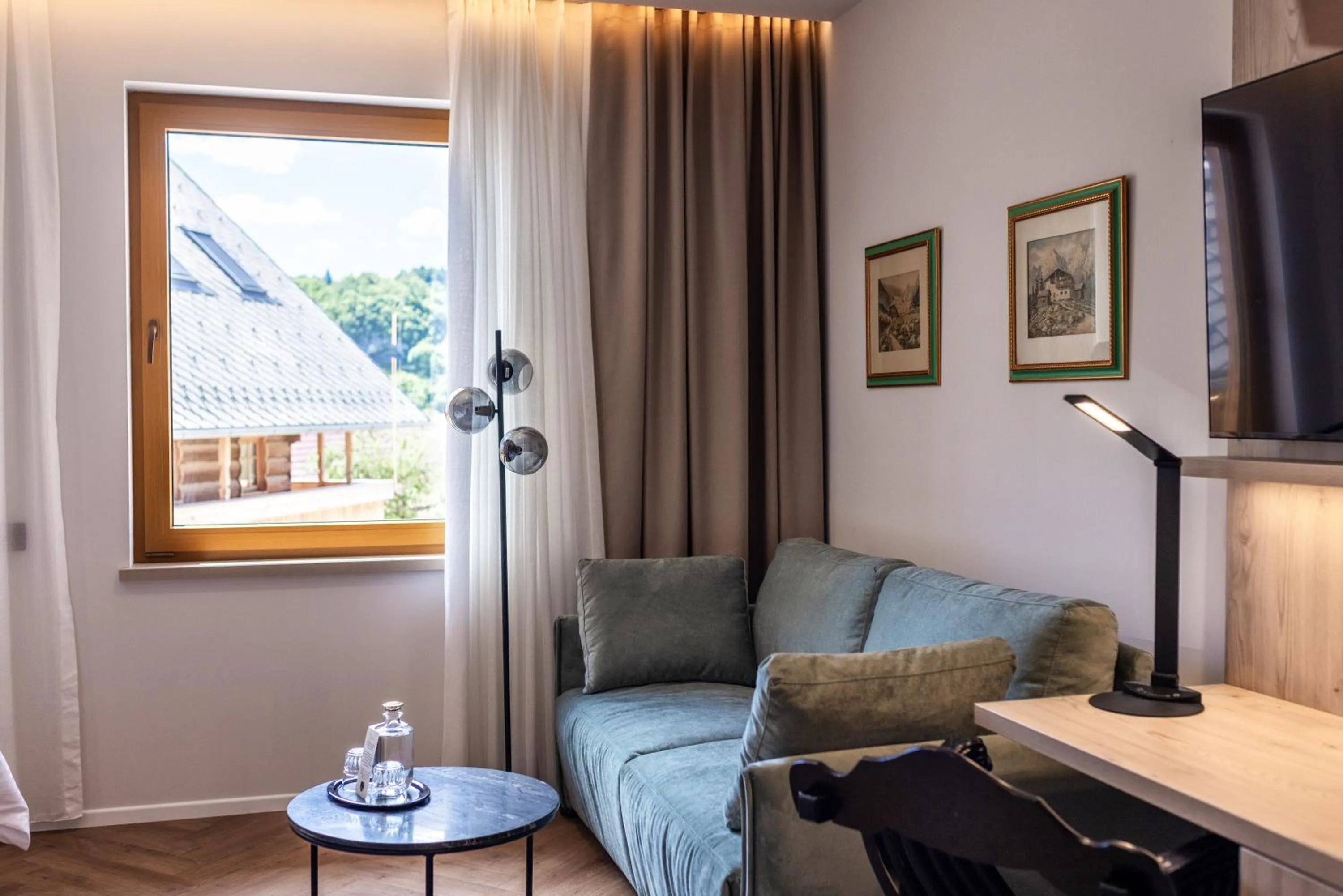 Living room in Hotel Julian Alps
