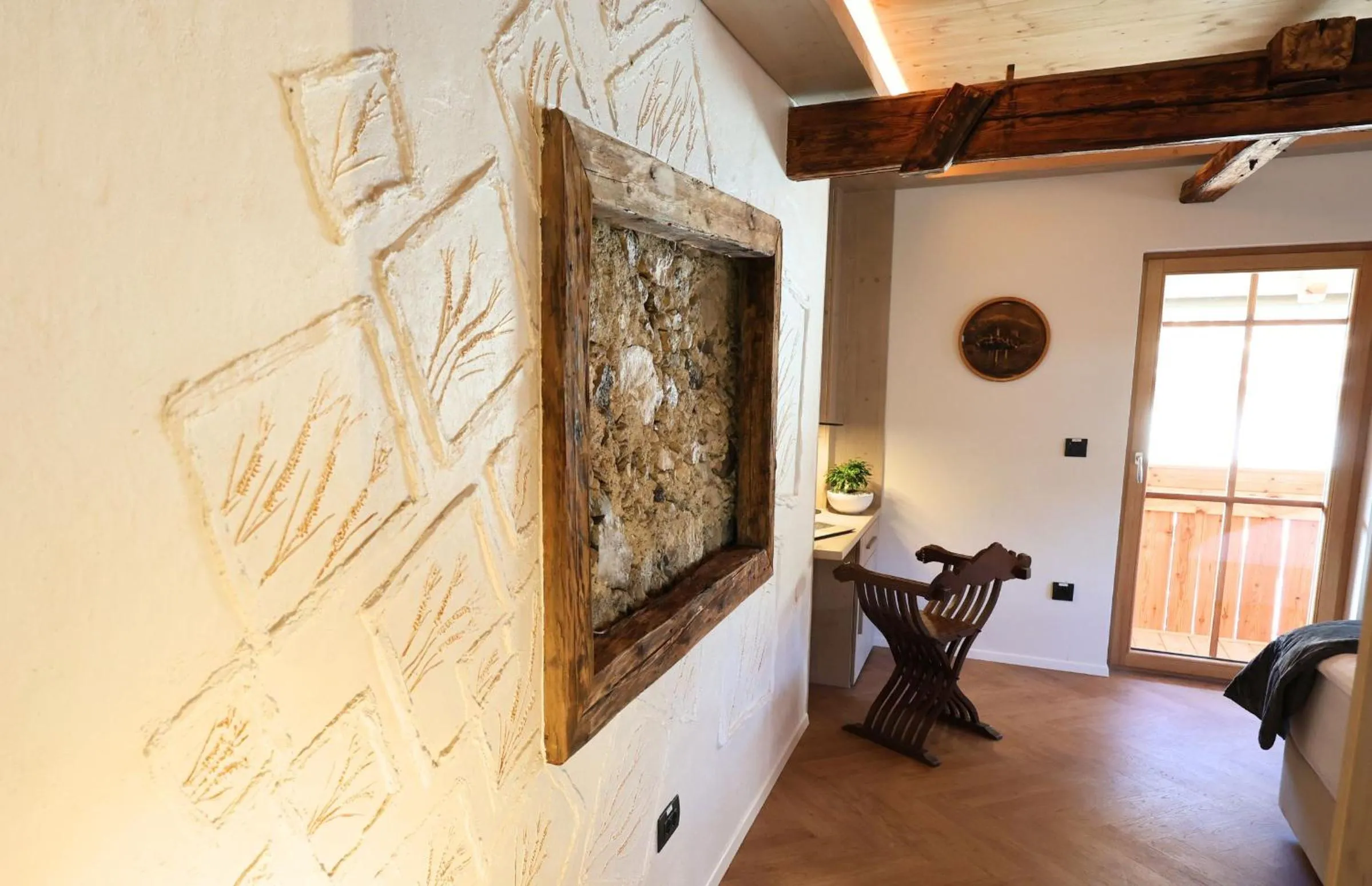 Decorative detail in Hotel Julian Alps