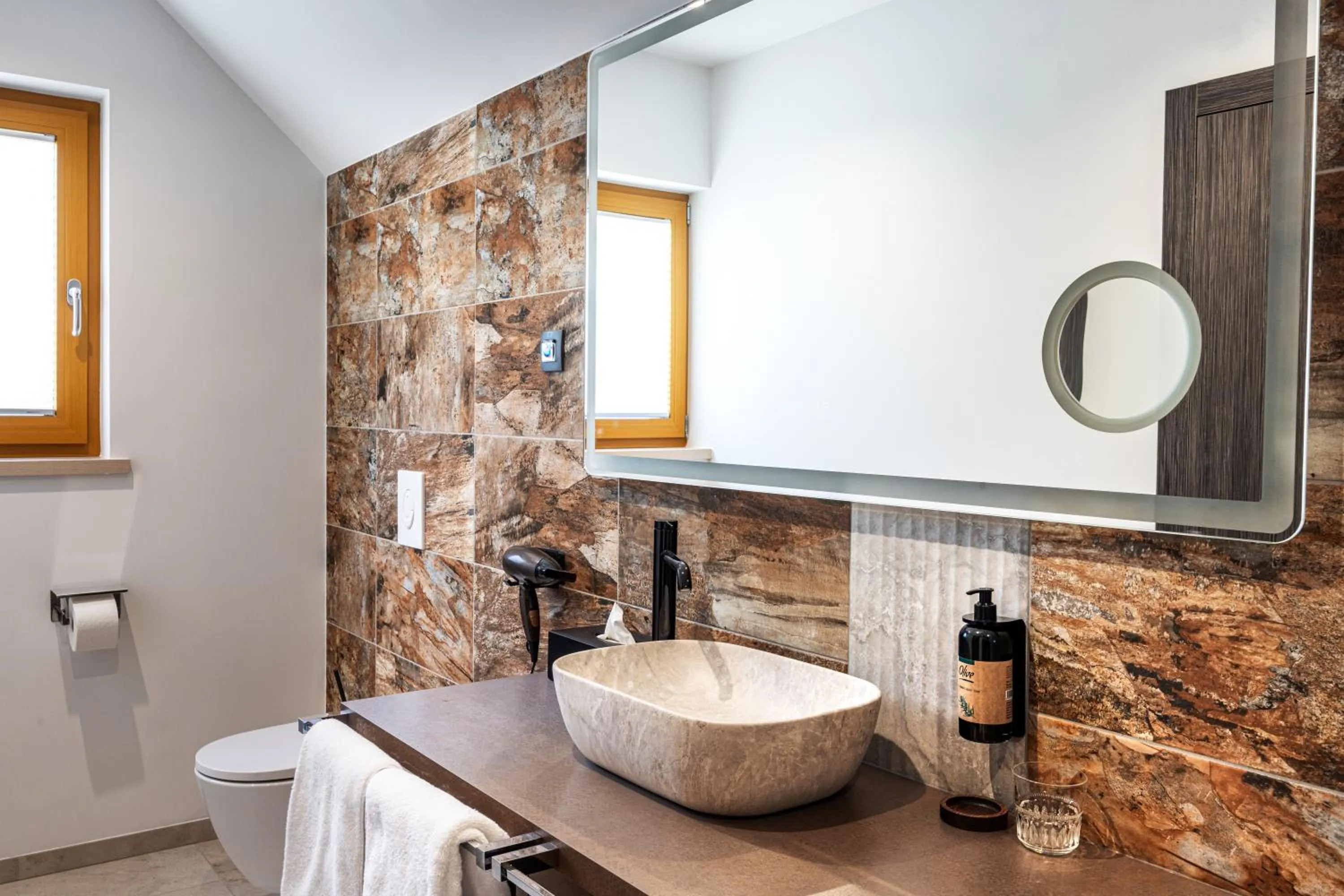 Bathroom in Hotel Julian Alps