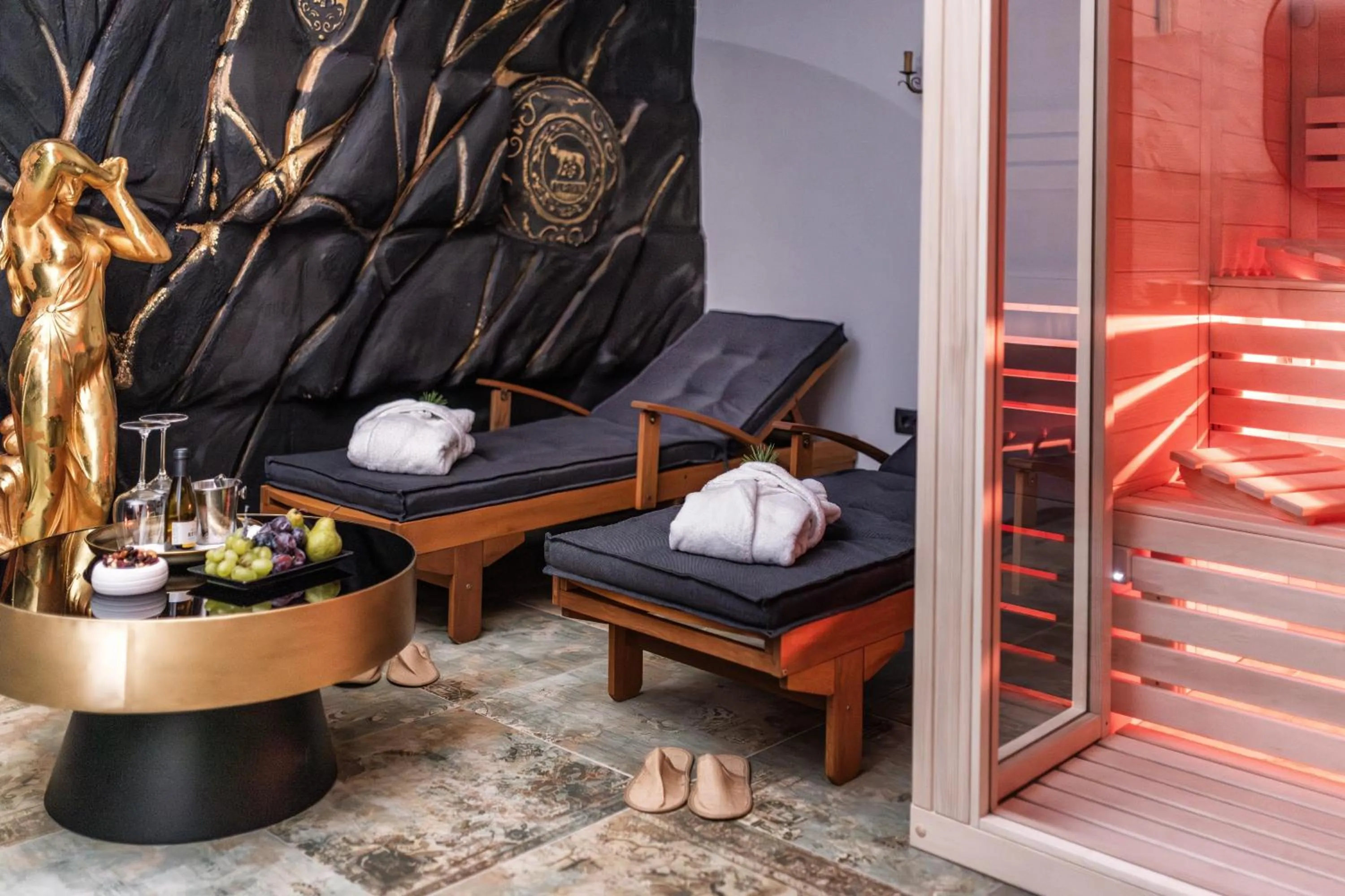 Sauna in Hotel Julian Alps