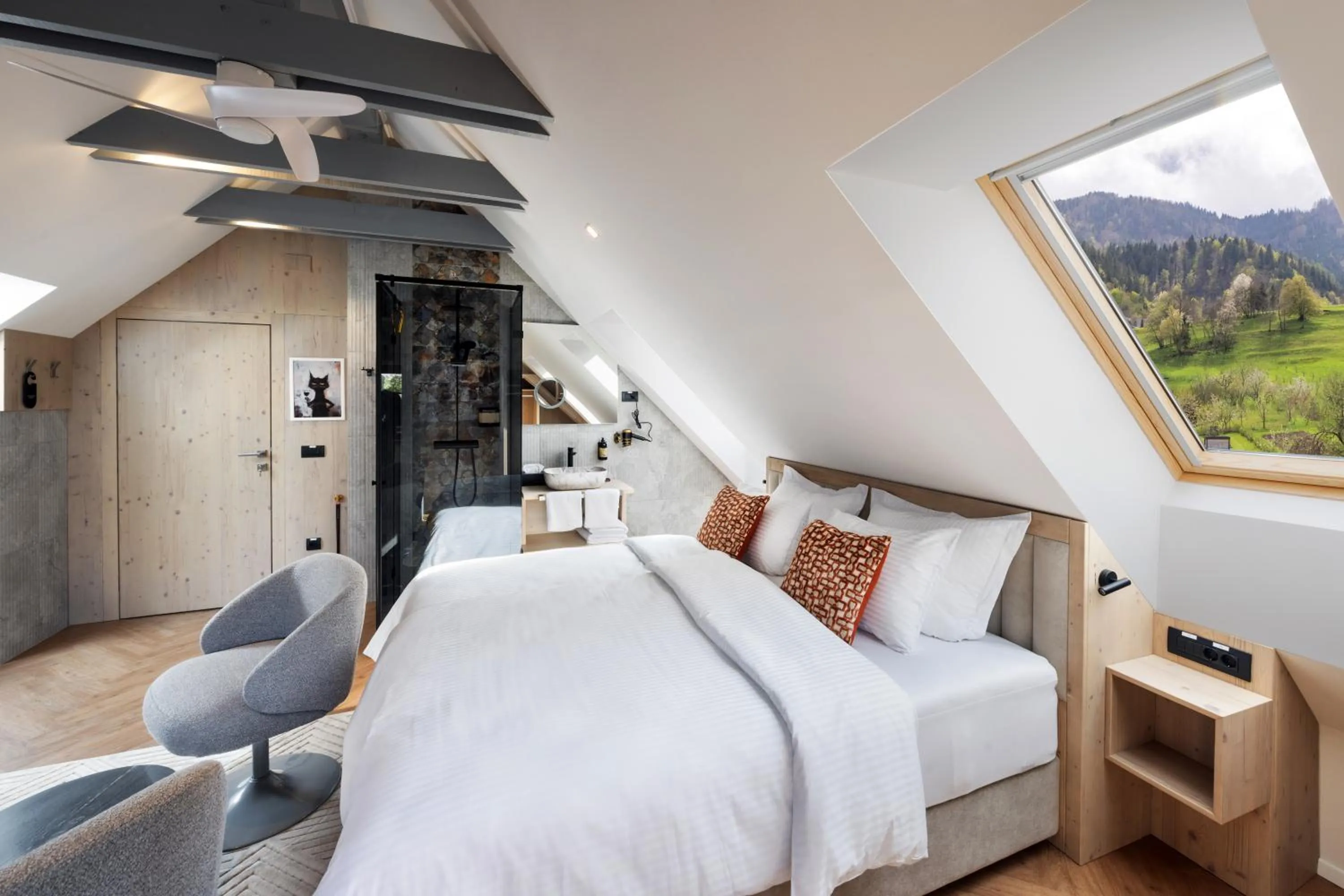 TV and multimedia, Bed in Hotel Julian Alps