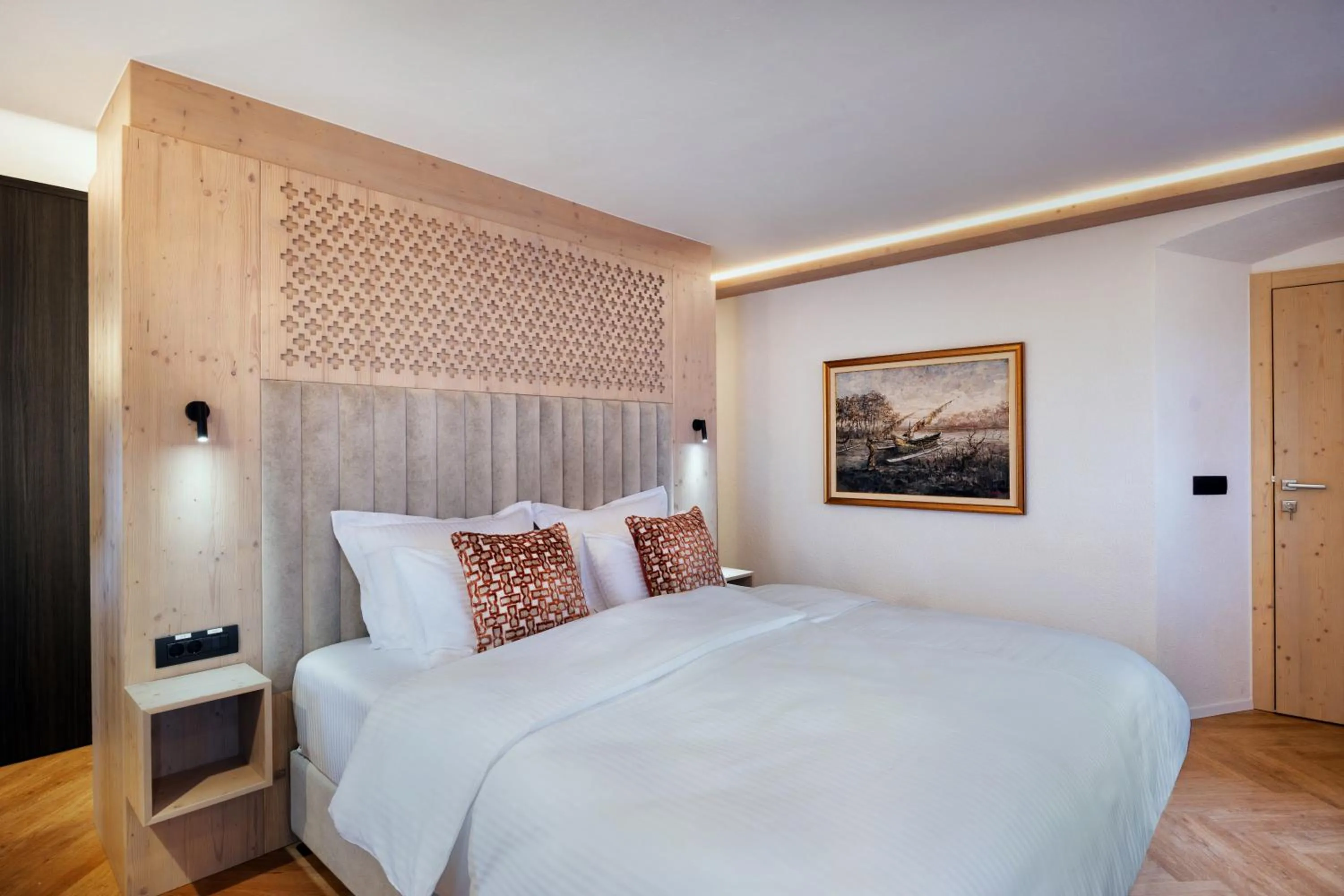 Bed in Hotel Julian Alps