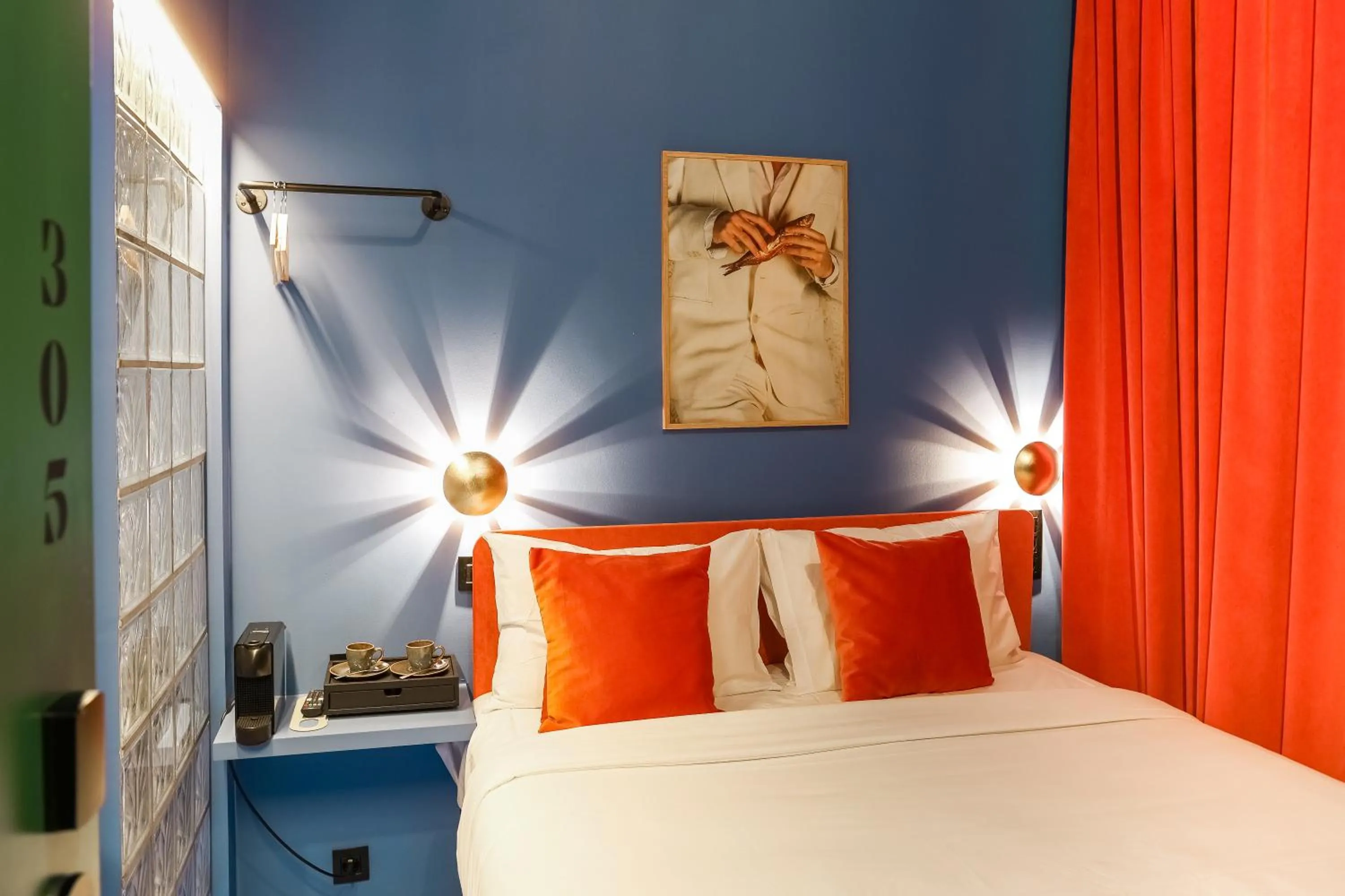 Bed in The Mila Hotel