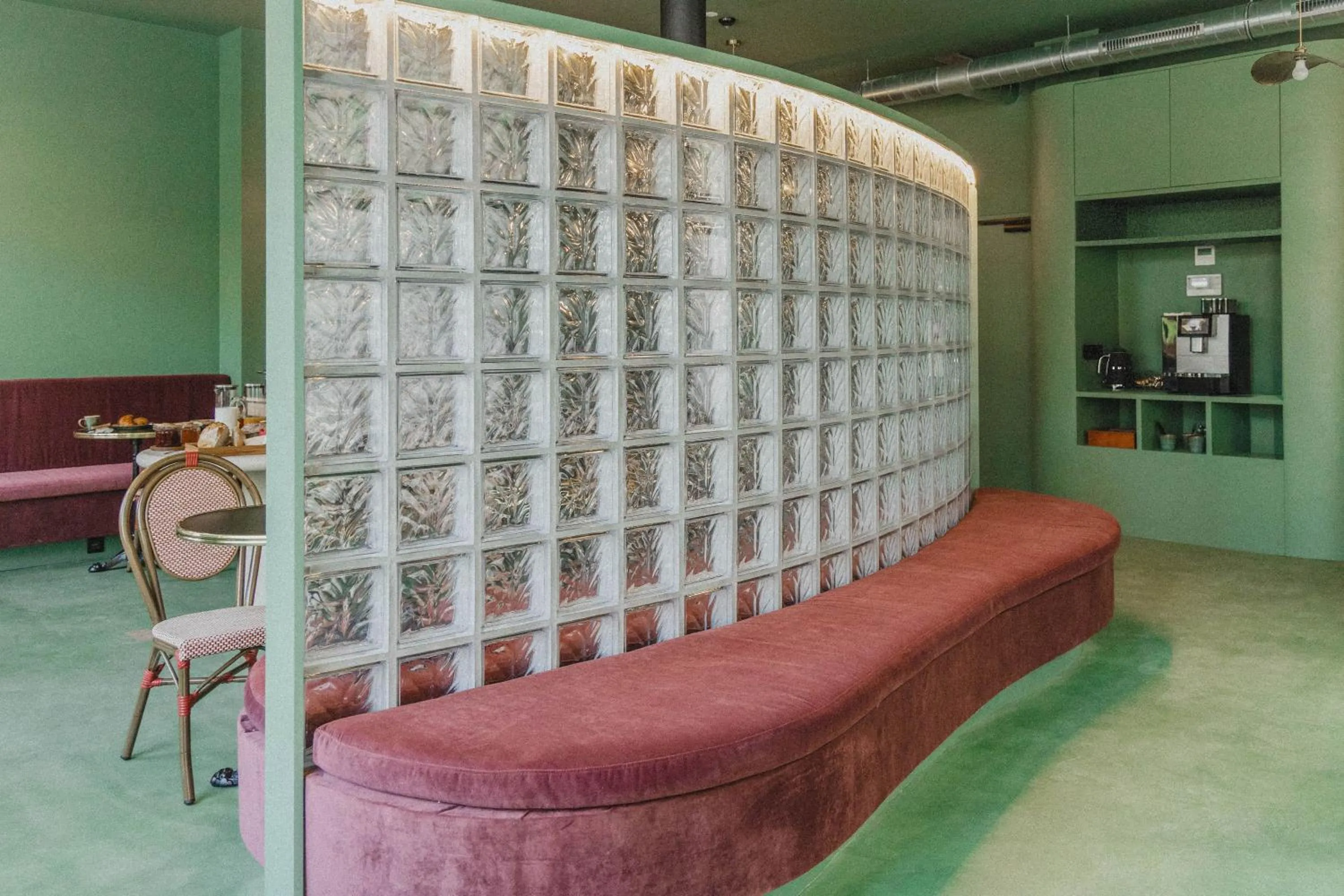 Seating area in The Mila Hotel