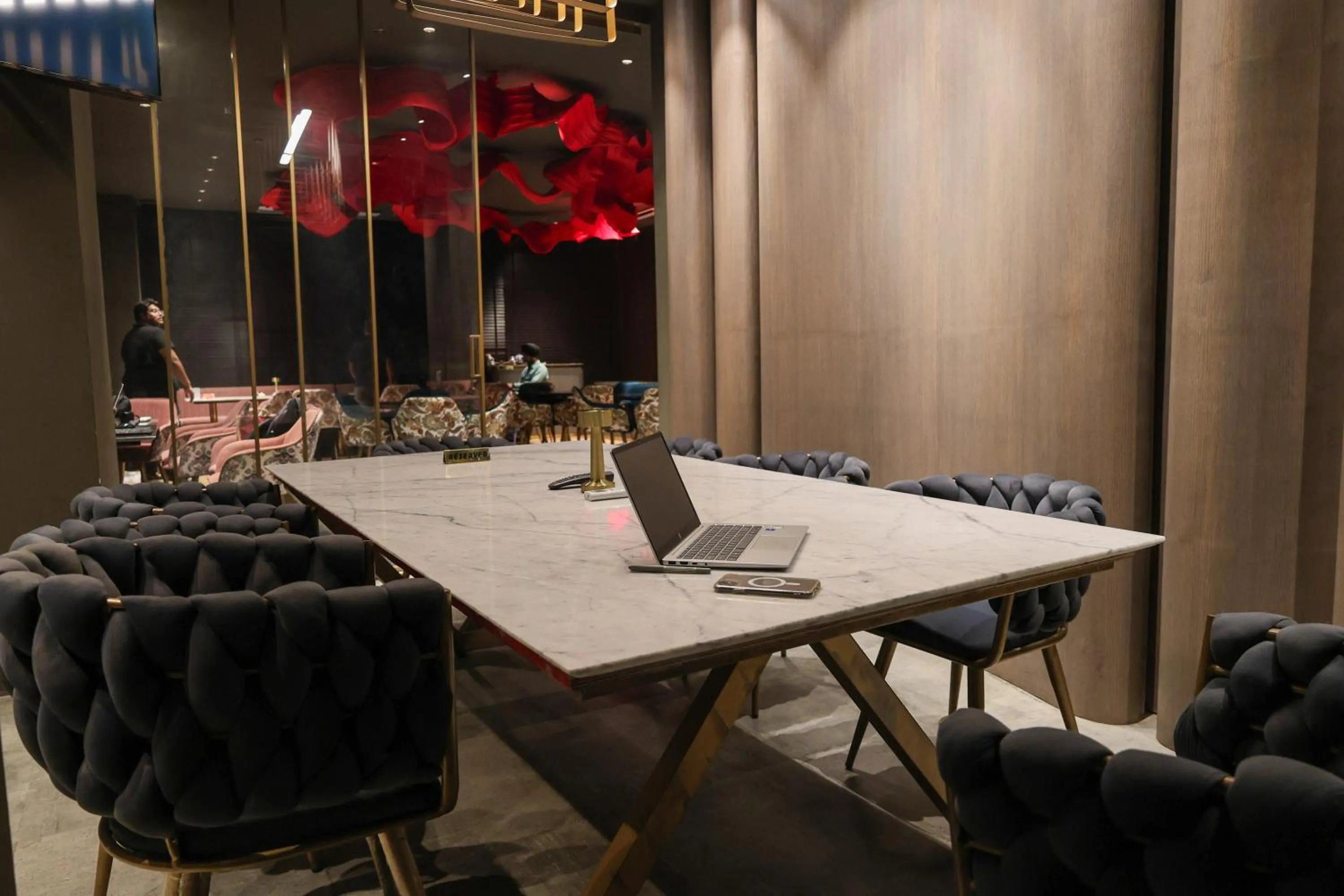 Dining area in Aquila Grand Suites - Noida Sector 136