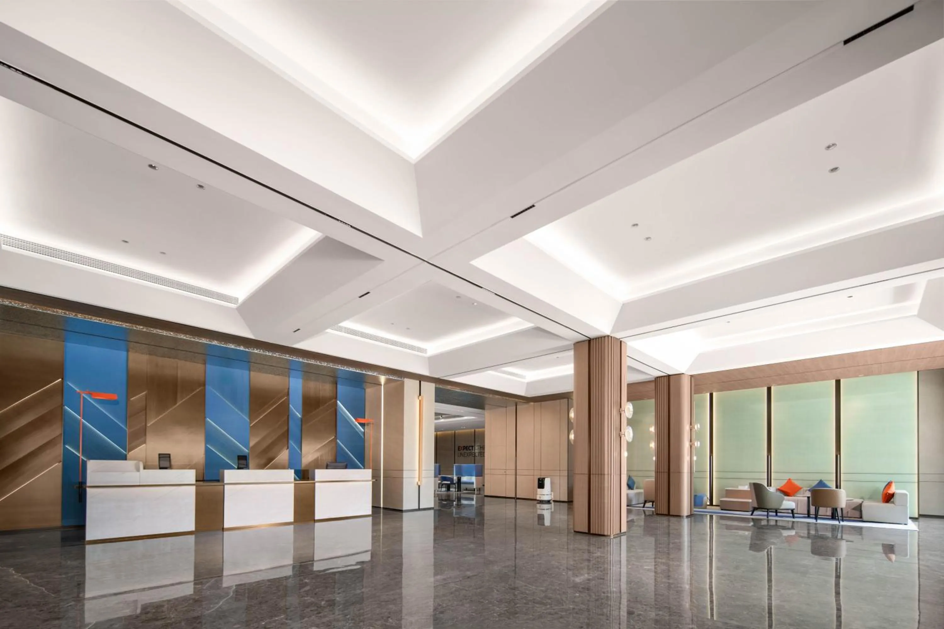 Lobby or reception in Holiday Inn Express Hai'an Railway Station by IHG