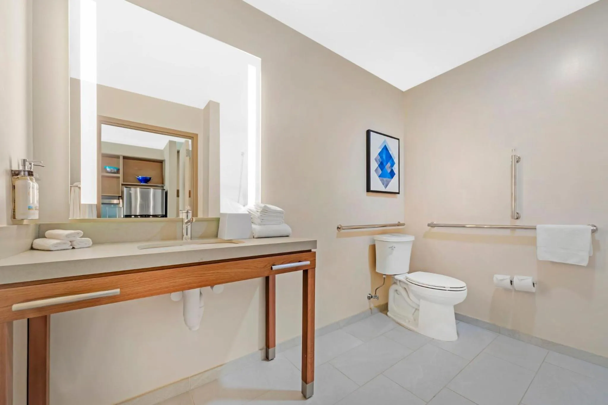 Bathroom in Candlewood Suites Lawrenceville - Princeton by IHG