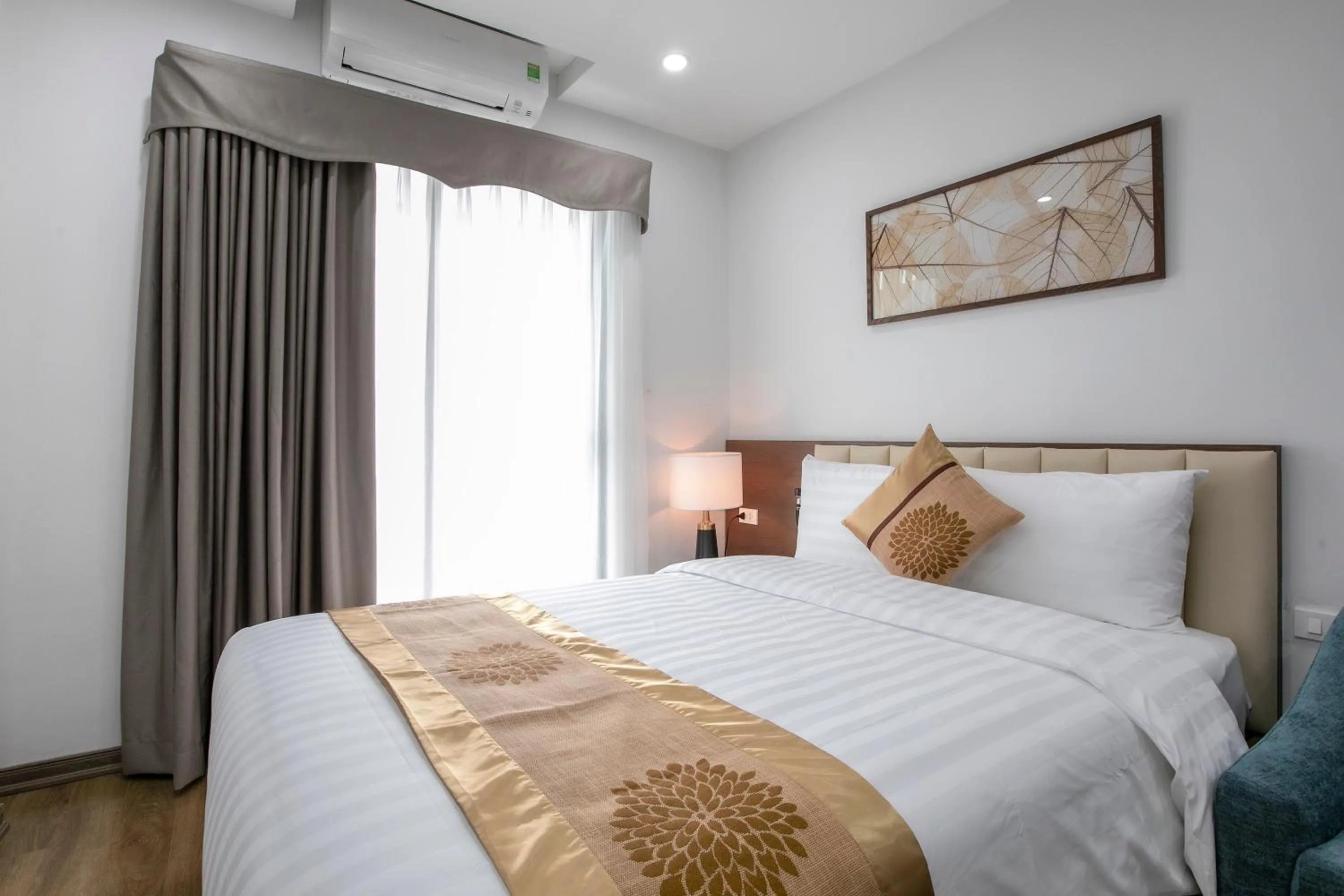 Bed in Reiwa Inn Apartment 80 Kim Ma Thuong
