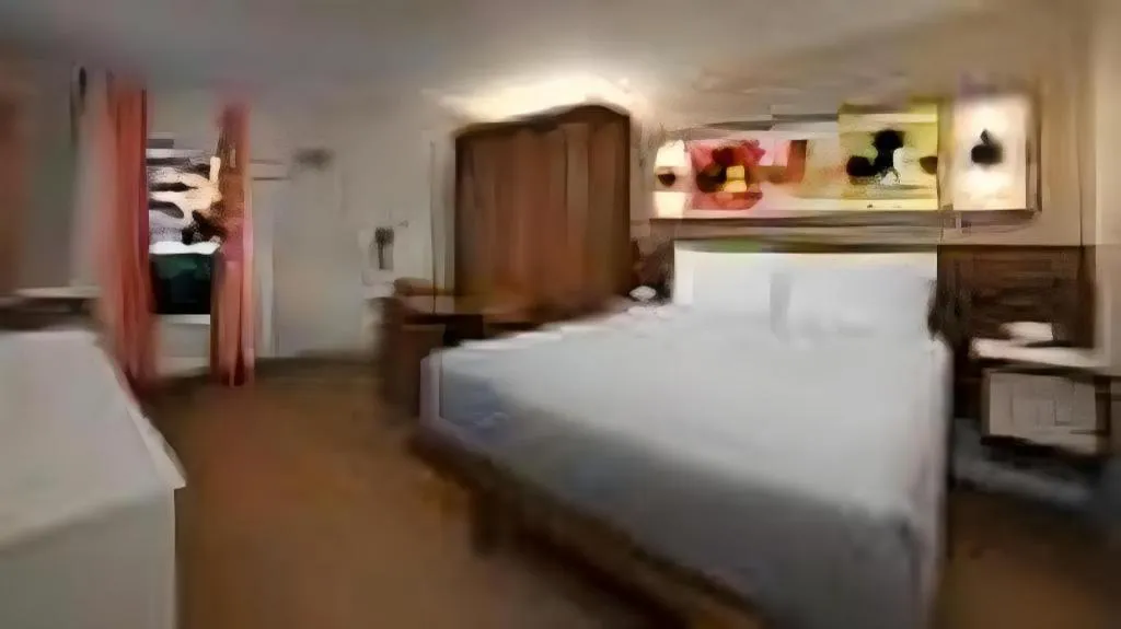 Bed in Disney's Pop Century Resort
