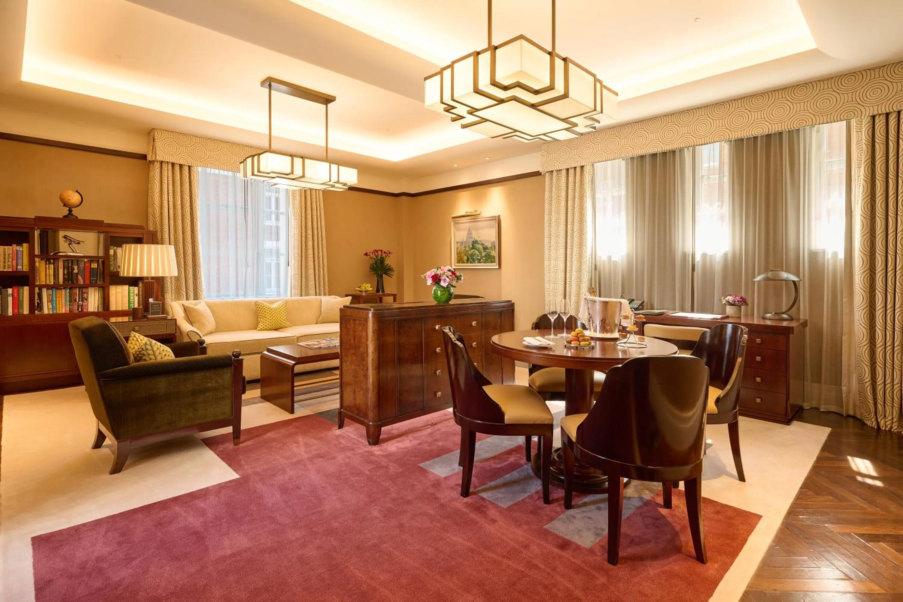 Living room in The Beaumont Mayfair