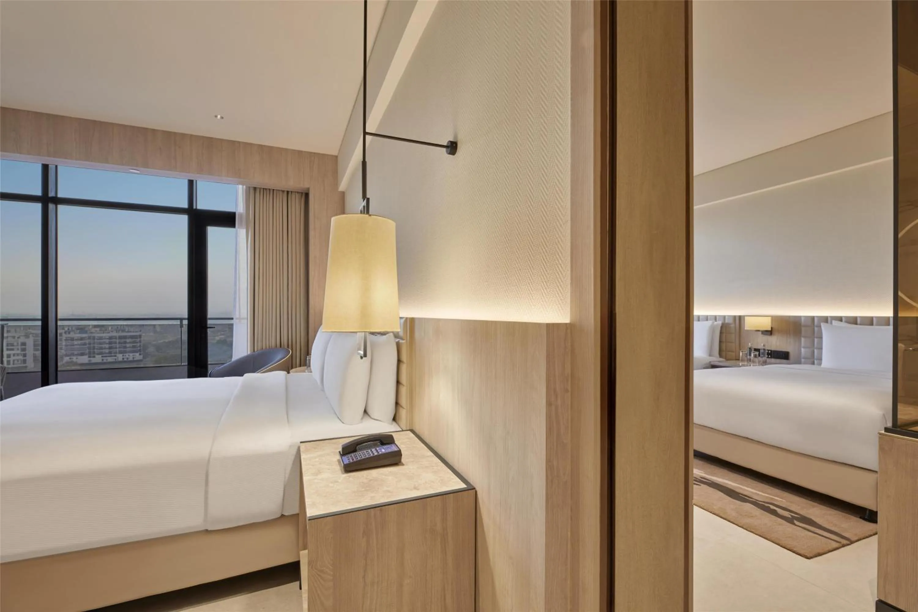 Bed in Hilton Gurugram Baani City Centre