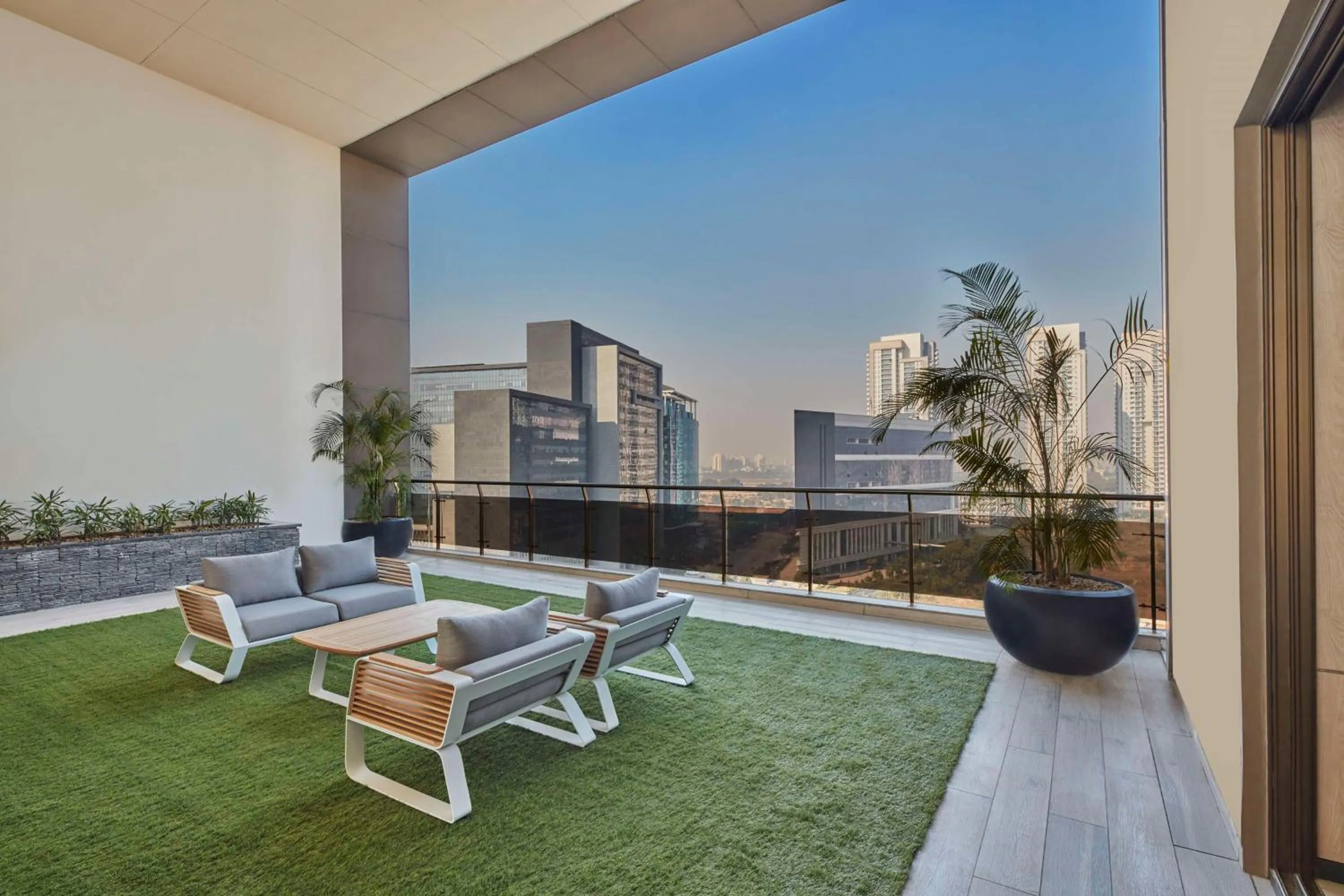 View (from property/room) in Hilton Gurugram Baani City Centre