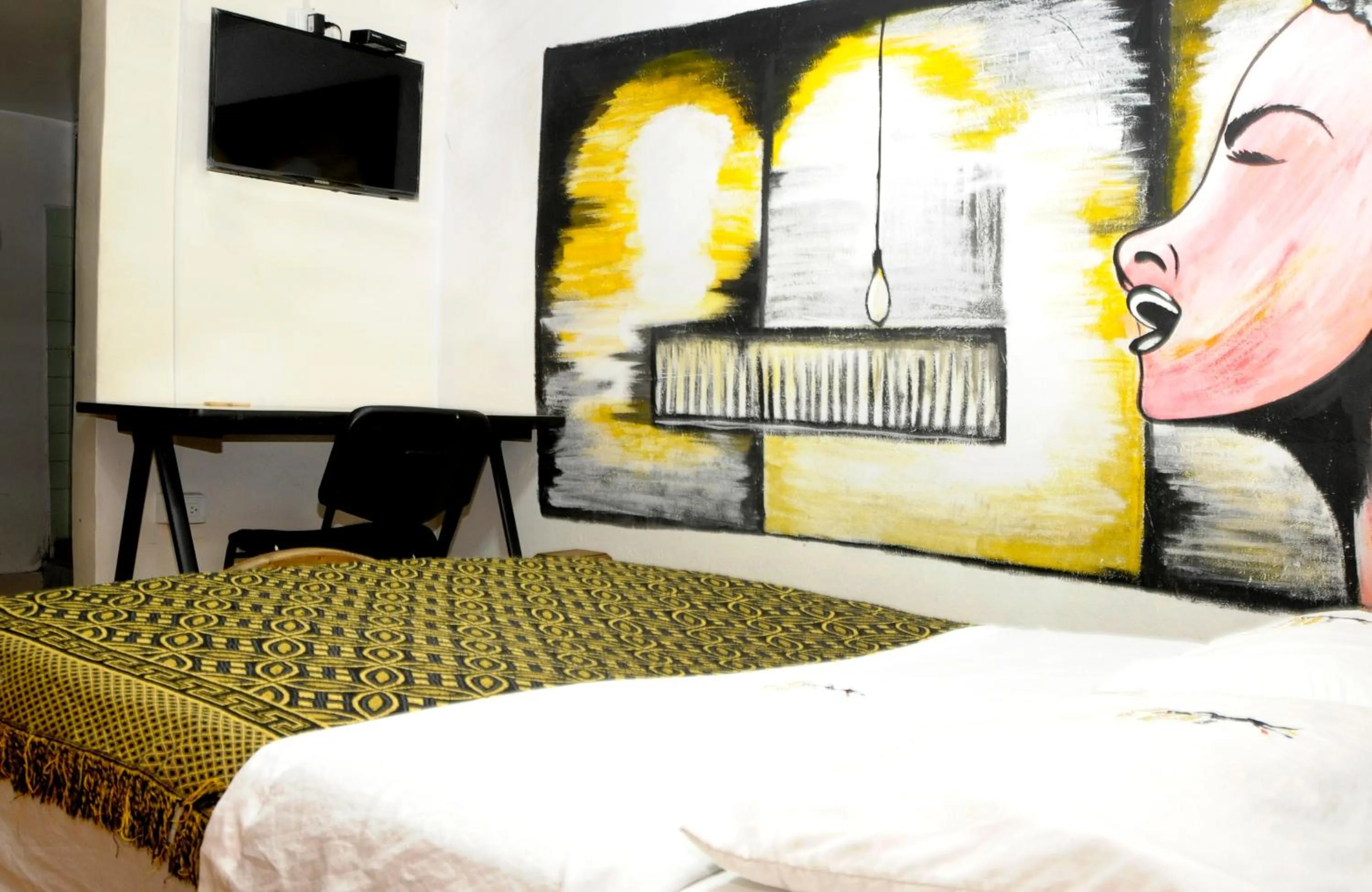 Bed in H C De Quevedo