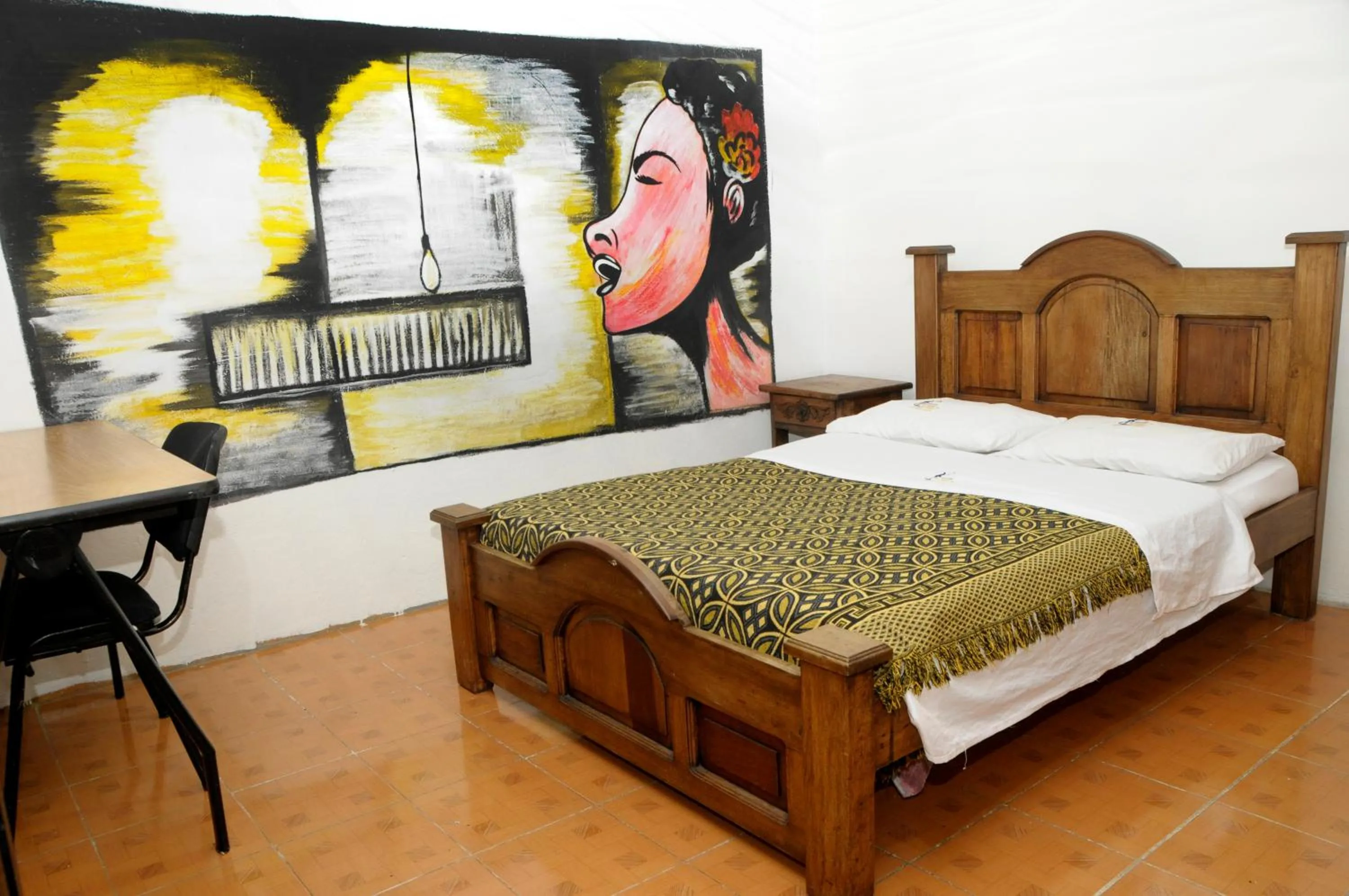 Bed in H C De Quevedo