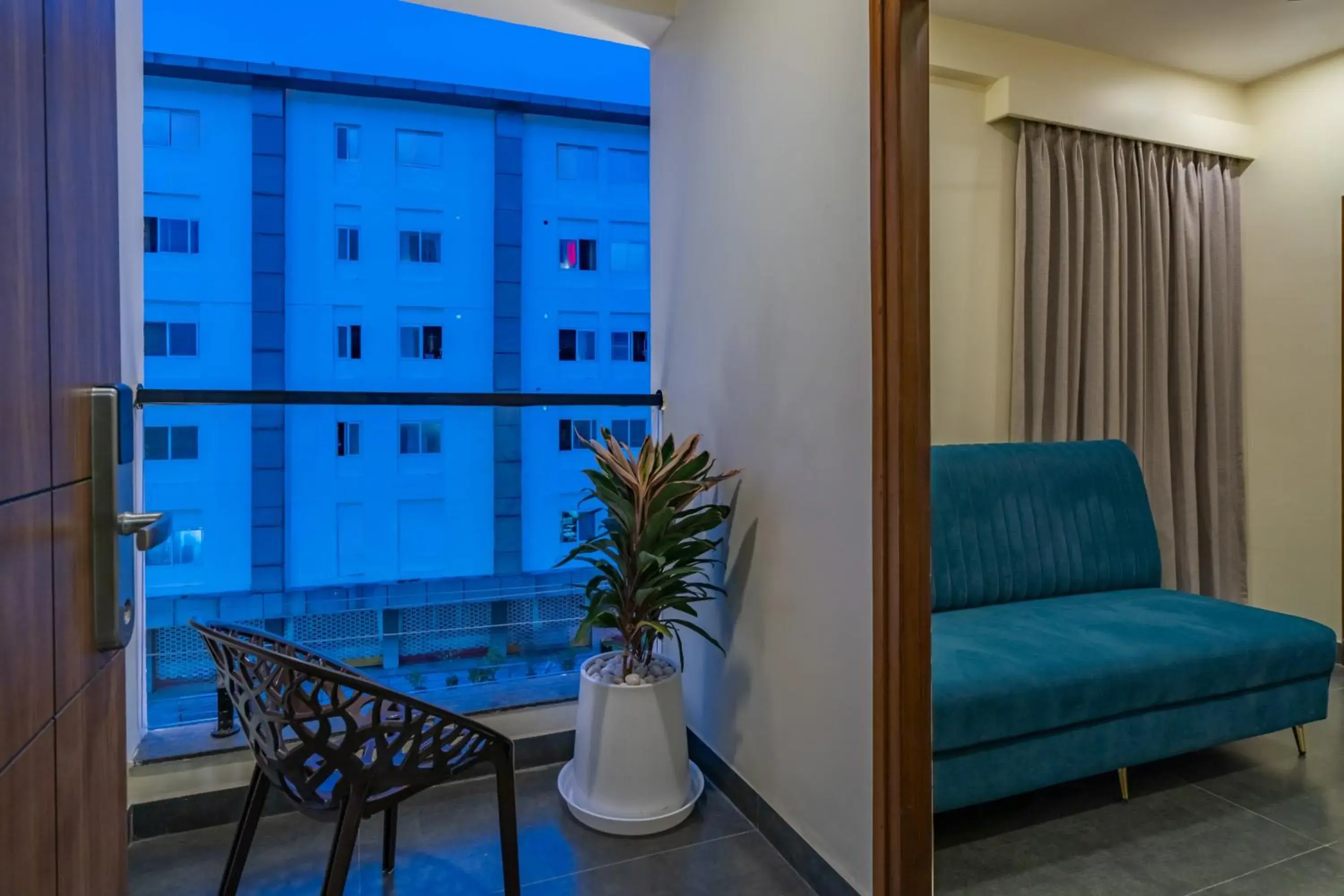 Double Room with Balcony (2 Adults + 1 Child) in Stae Hotel-Madhapur Double Room with Balcony (2 Adults + 1 Child) in Stae Hotel-Madhapur
