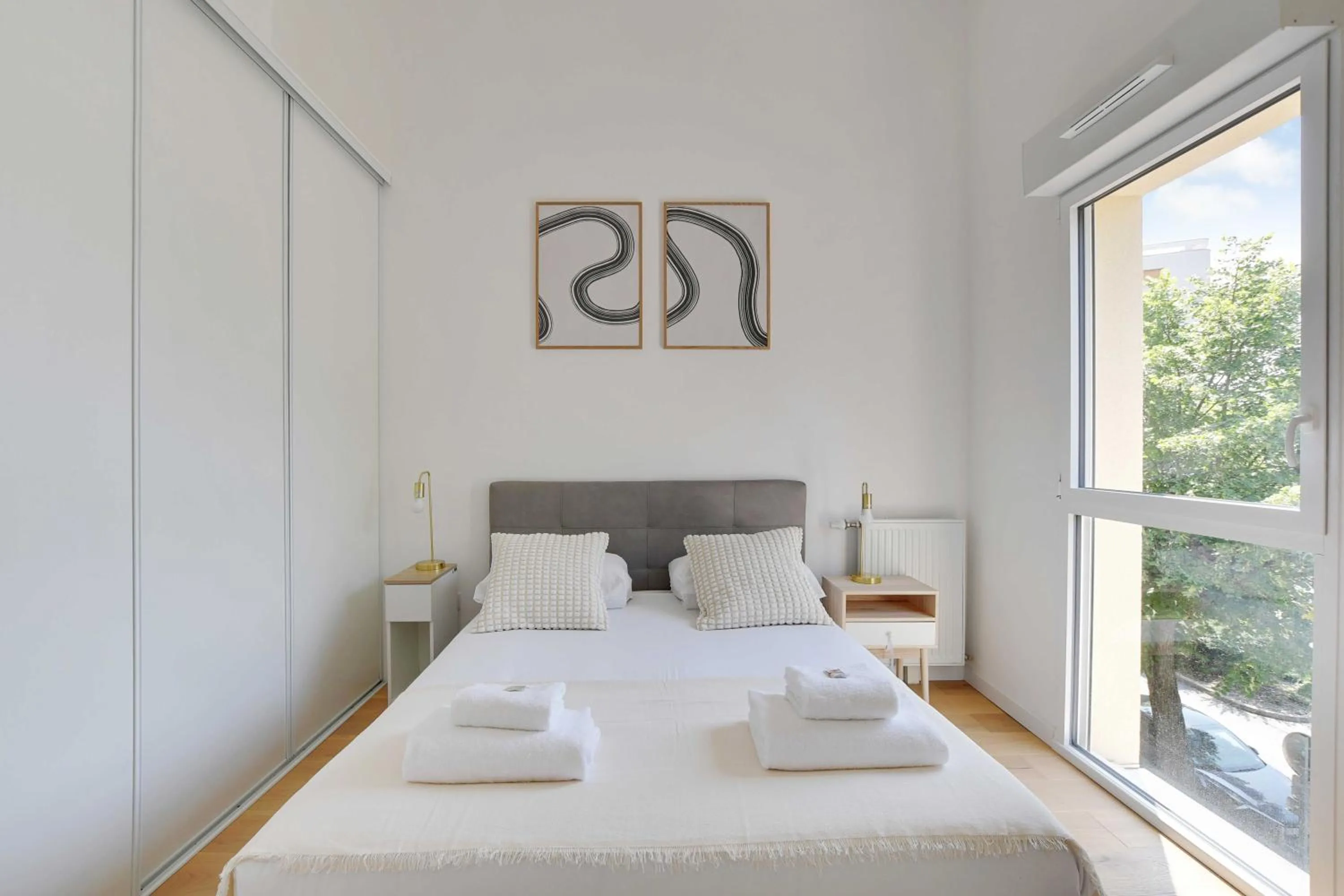 Bed in Modern Apartment - 1BD-4P - PMR - Nogent-sur-Marne