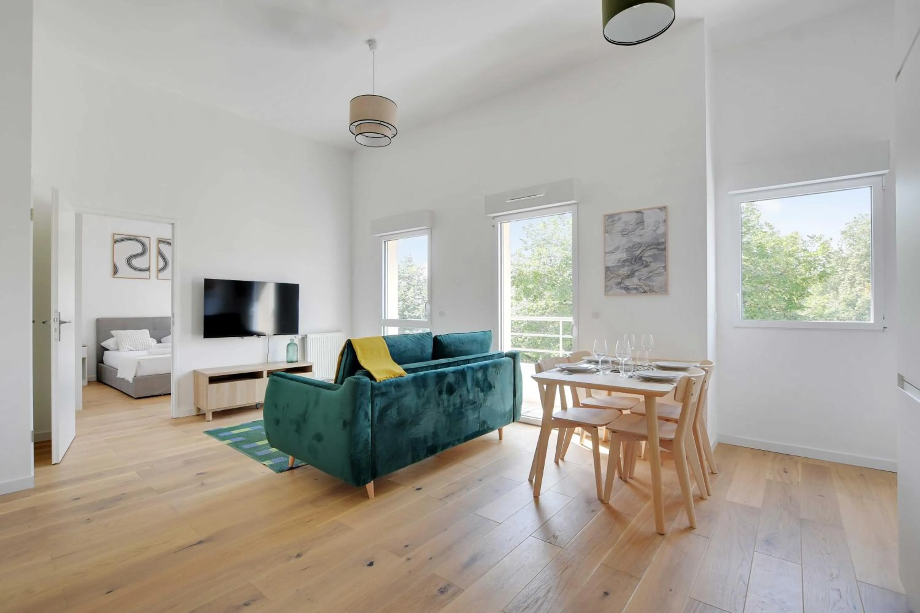 Bed in Modern Apartment - 1BD-4P - PMR - Nogent-sur-Marne