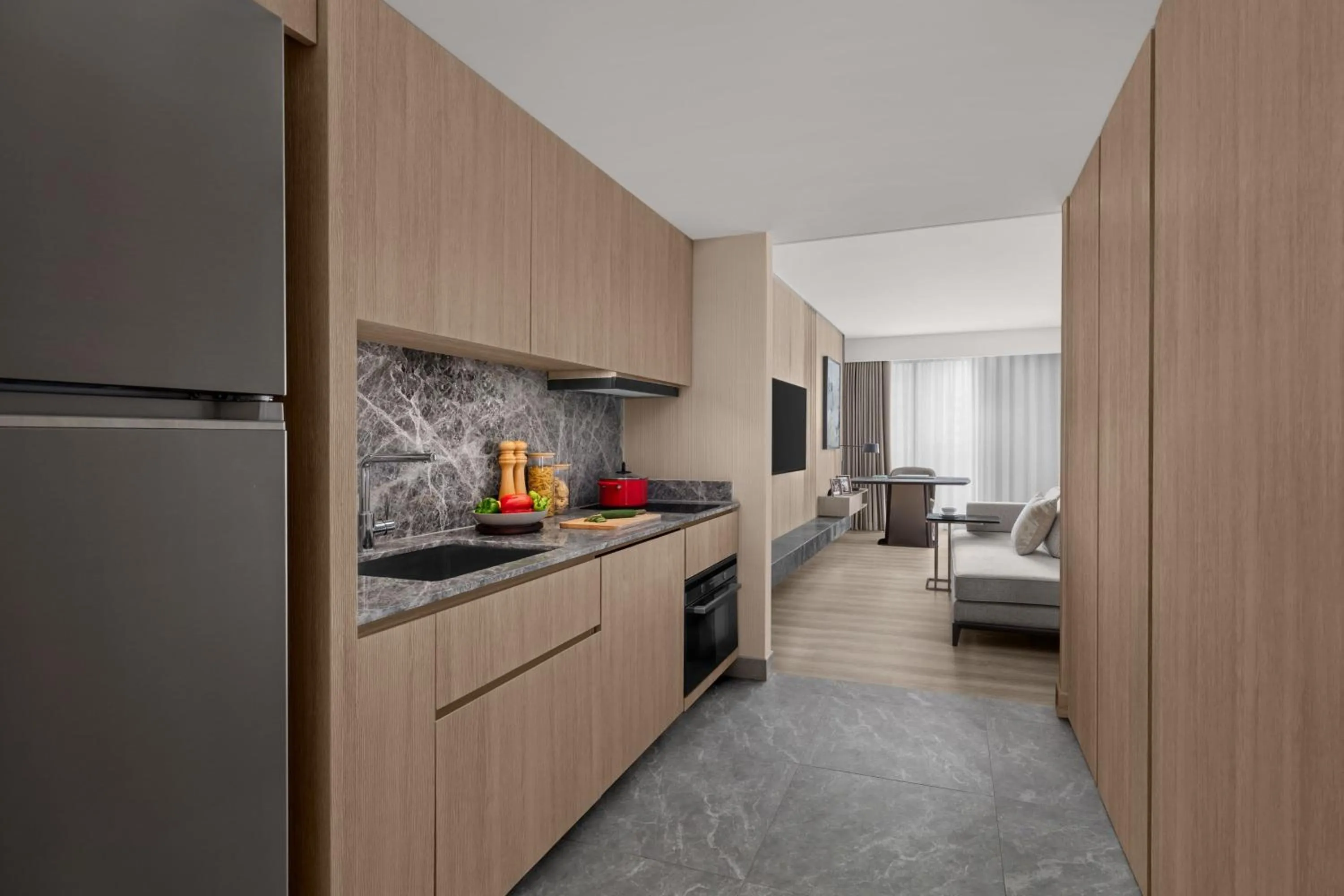 Kitchen or kitchenette in Marriott Executive Apartments, Bangkok Townhall Sukhumvit