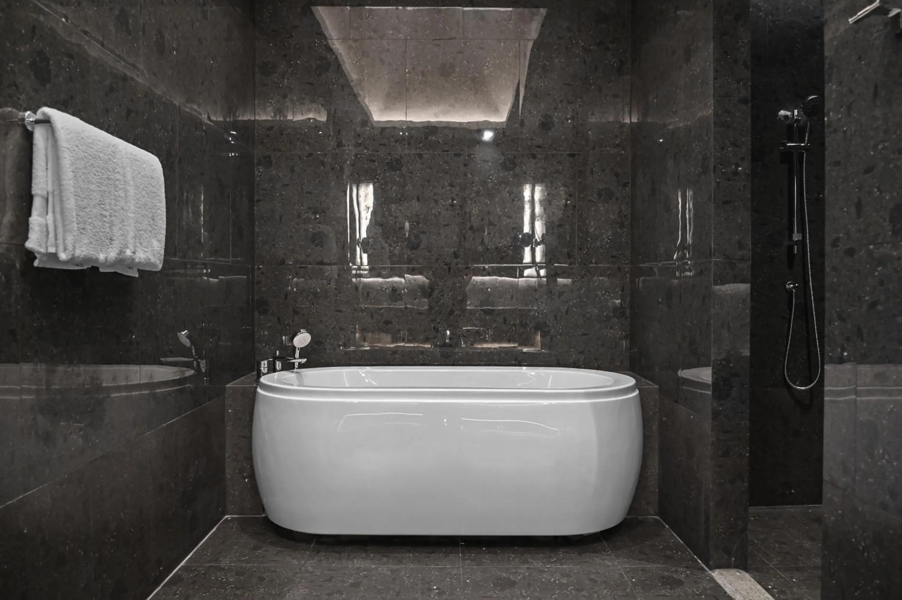 Bathroom in Marriott Executive Apartments, Bangkok Townhall Sukhumvit