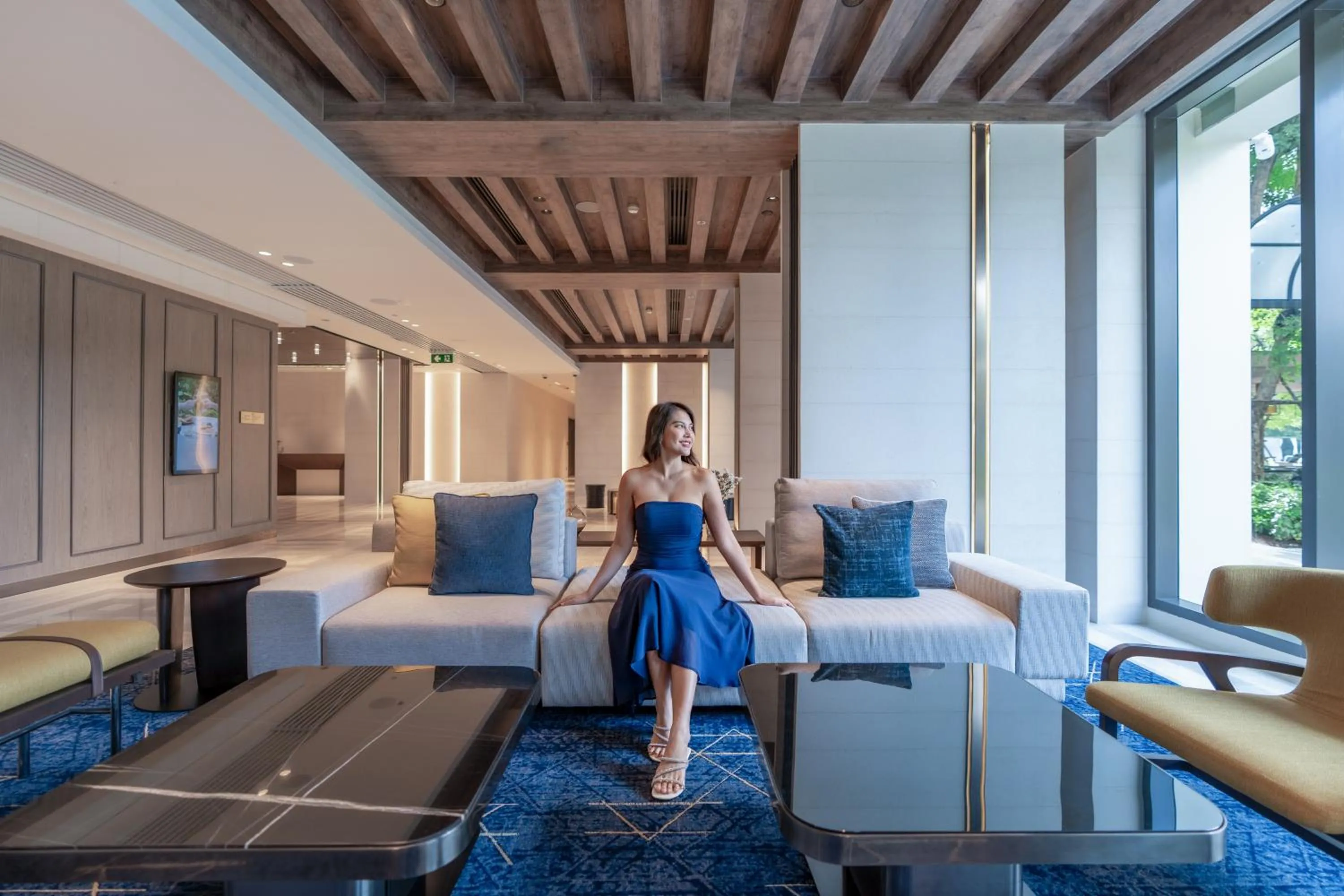 Lobby or reception, Bed in Marriott Executive Apartments, Bangkok Townhall Sukhumvit