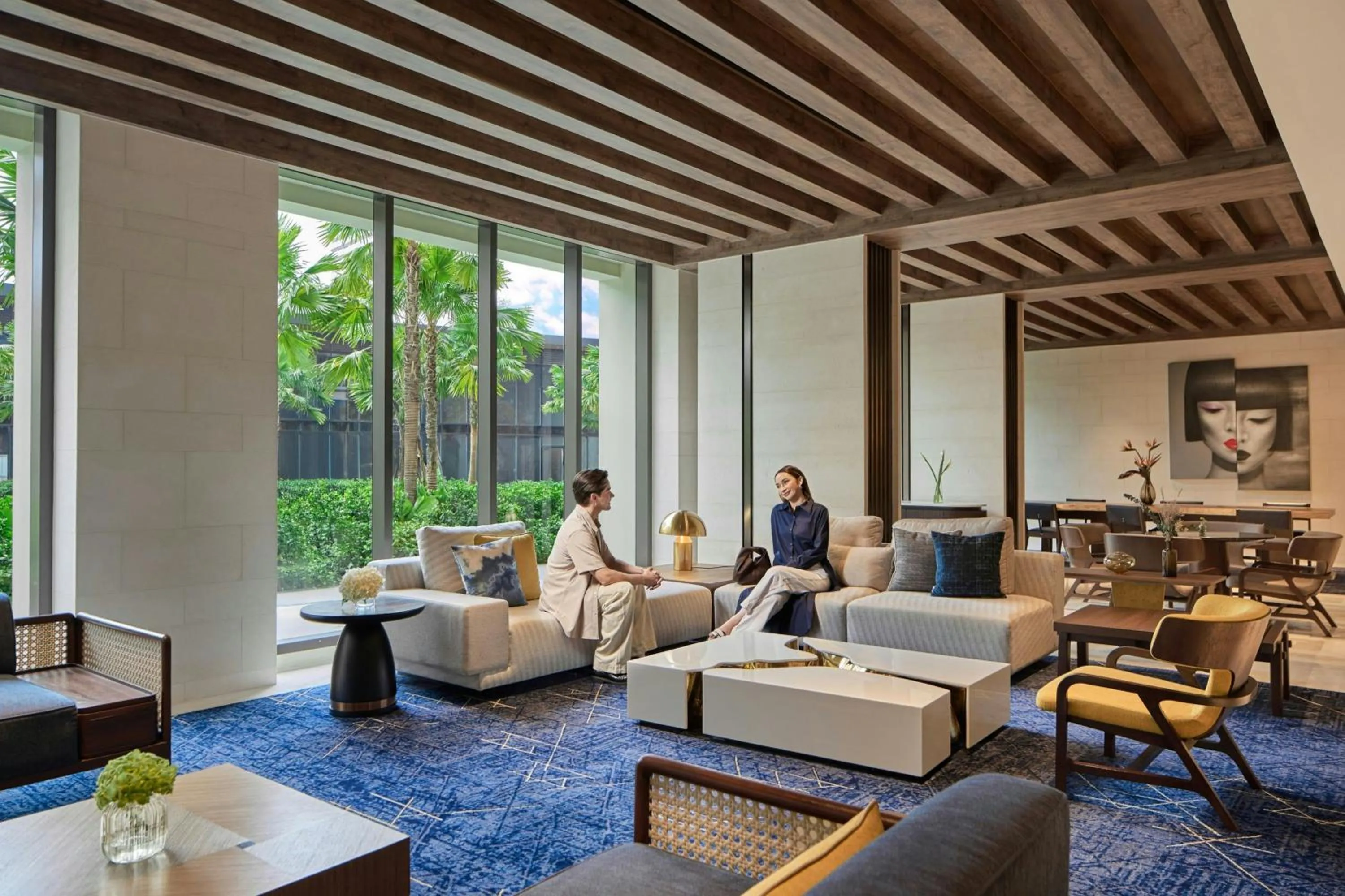 Lobby or reception in Marriott Executive Apartments, Bangkok Townhall Sukhumvit