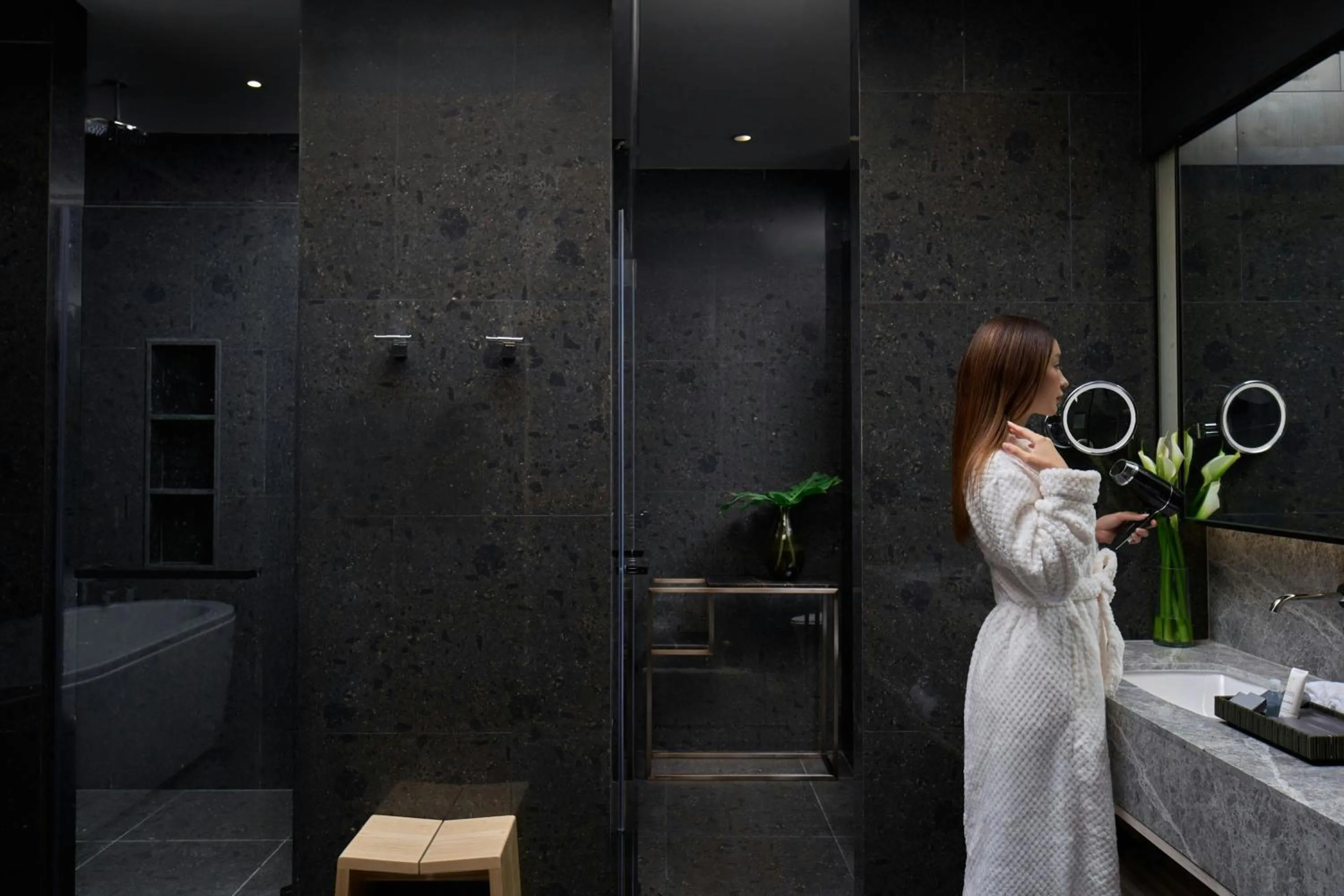 Bathroom in Marriott Executive Apartments, Bangkok Townhall Sukhumvit