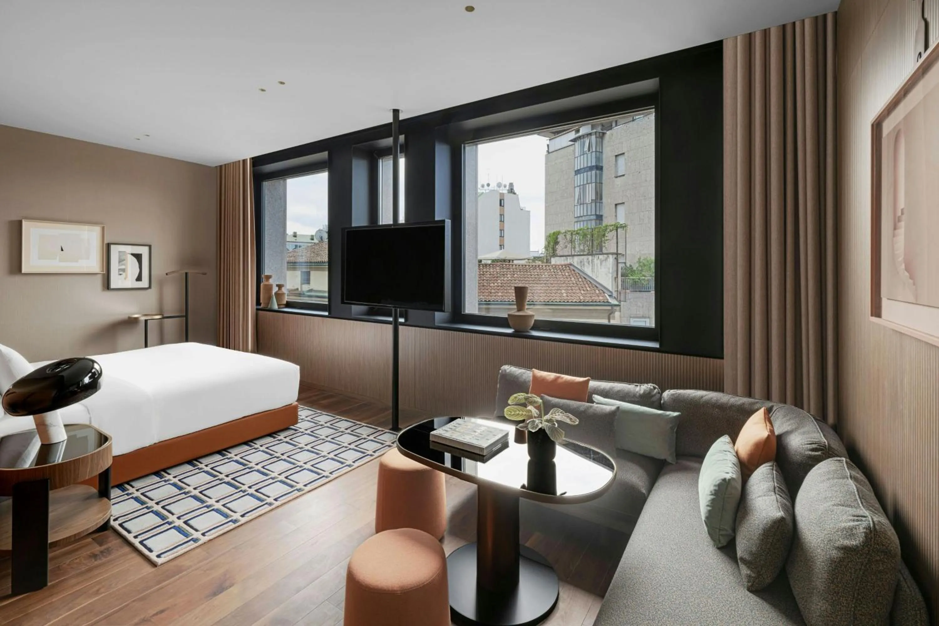 Bedroom, Bed in Casa Brera, a Luxury Collection Hotel, Milan