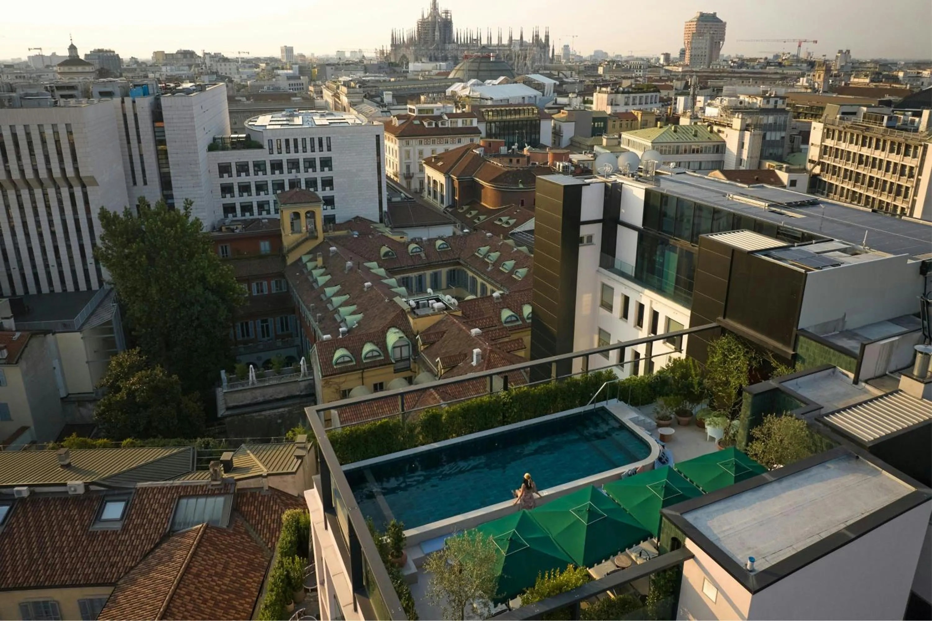 Swimming pool in Casa Brera, a Luxury Collection Hotel, Milan