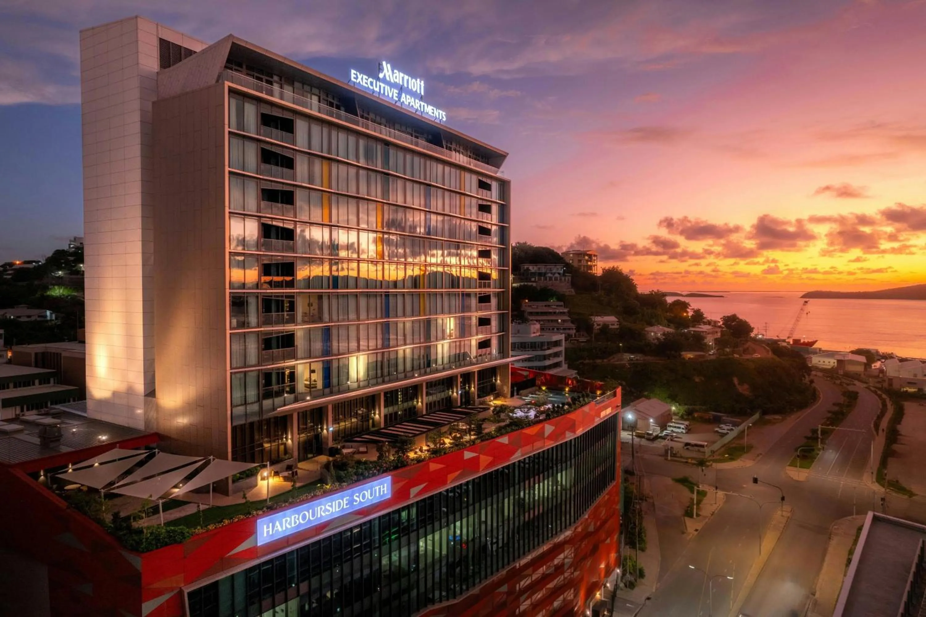 Property building in Marriott Executive Apartments Port Moresby