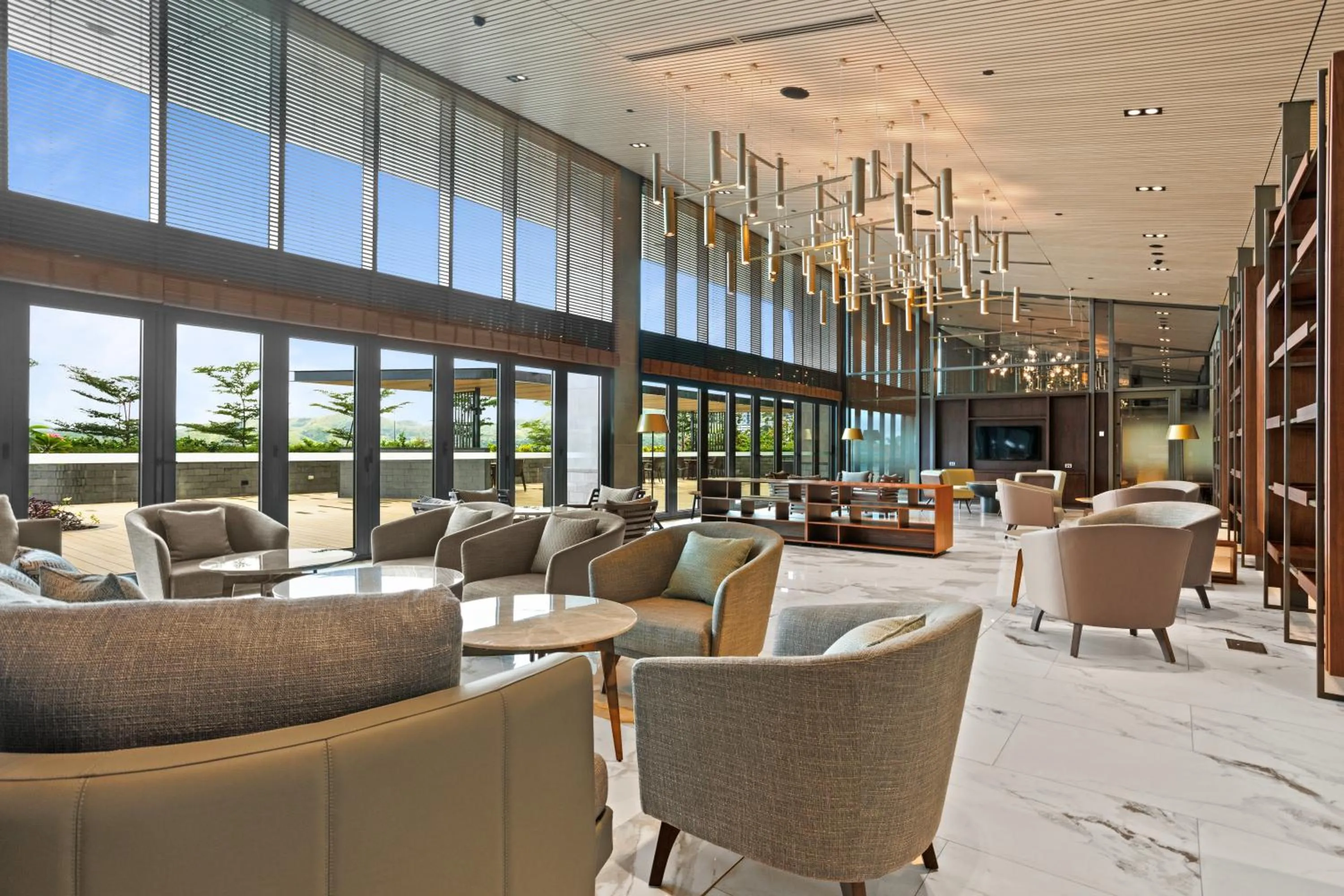 Seating area in Marriott Executive Apartments Port Moresby