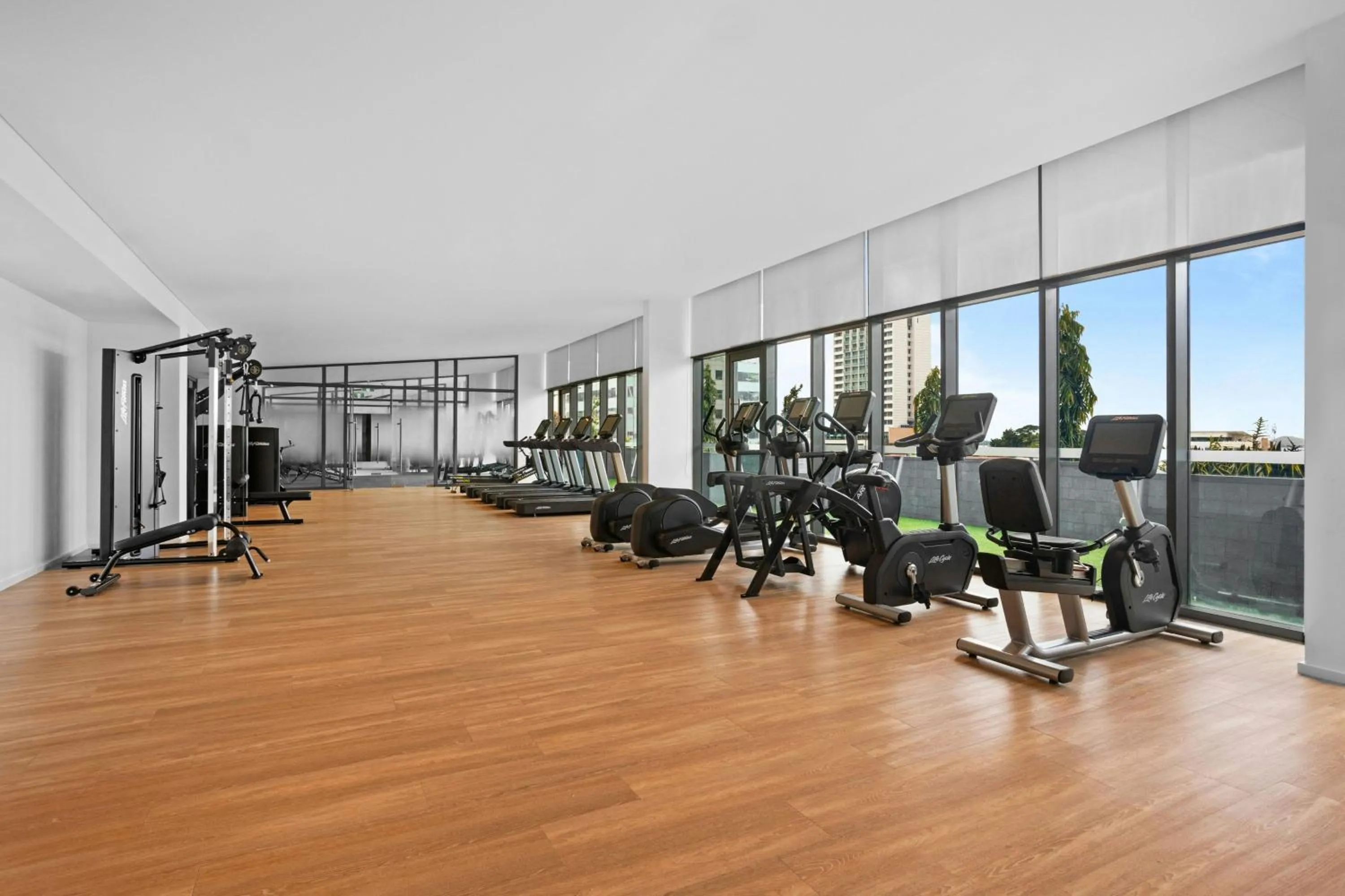 Fitness centre/facilities in Marriott Executive Apartments Port Moresby