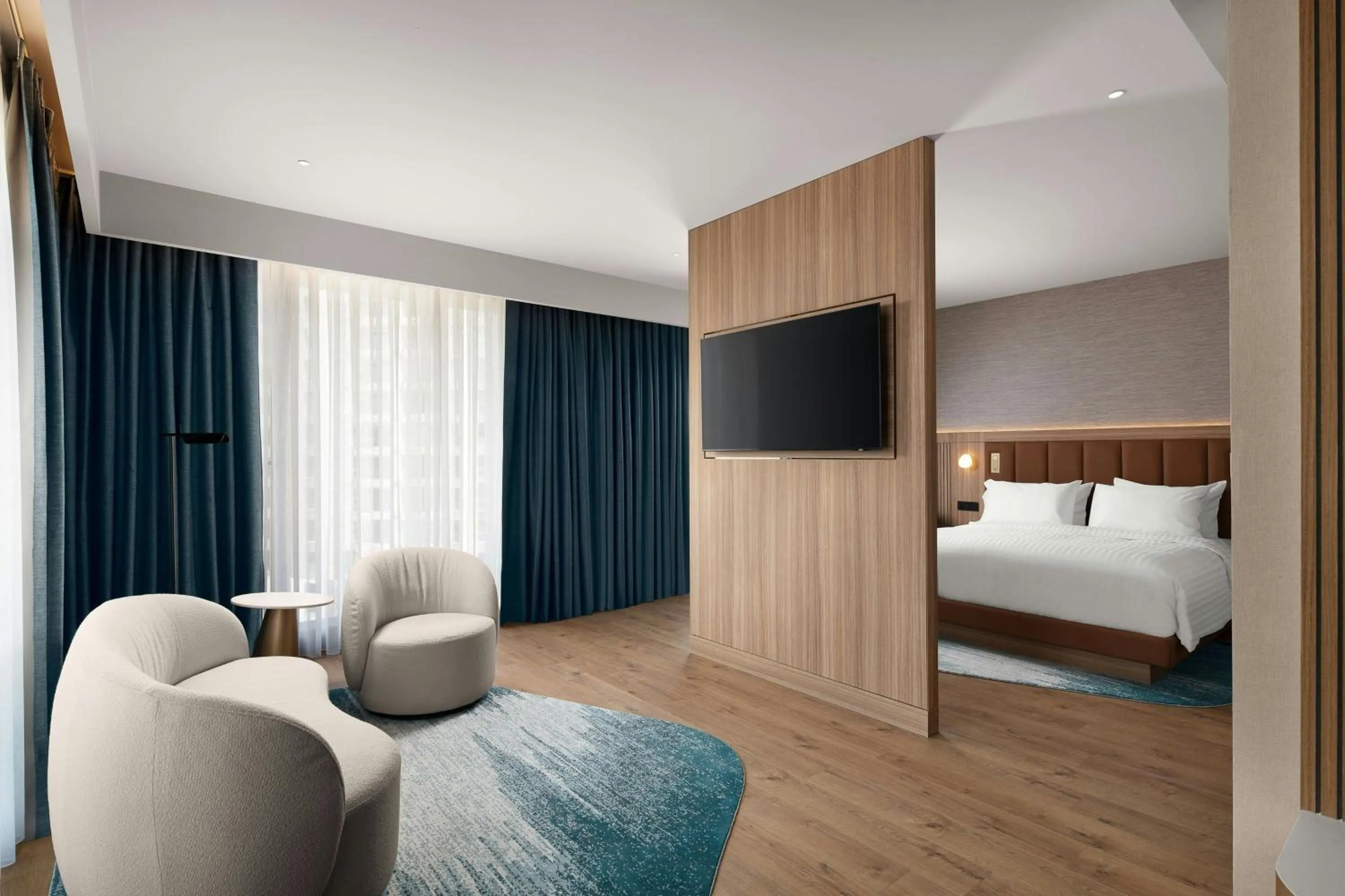 Photo of the whole room, Bed in Courtyard by Marriott Prishtina