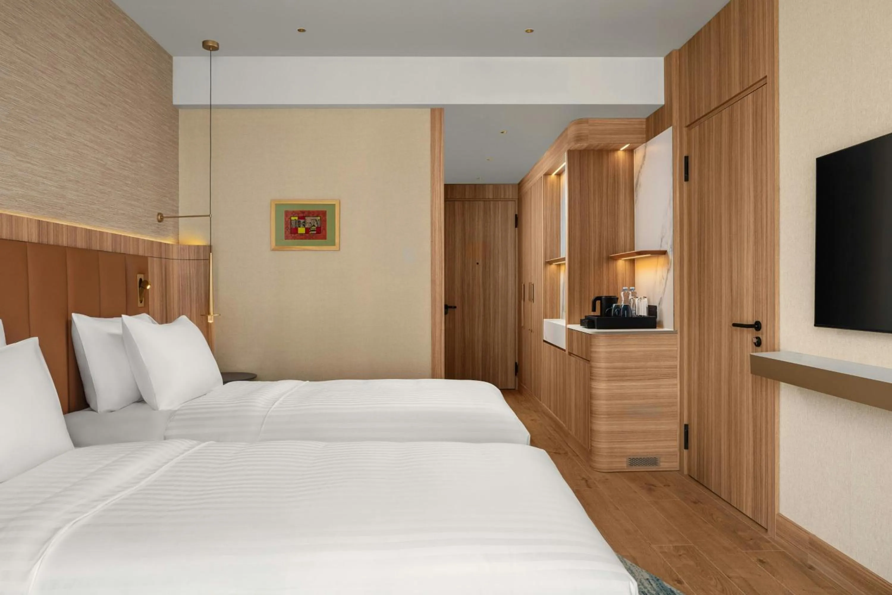 Photo of the whole room, Bed in Courtyard by Marriott Prishtina