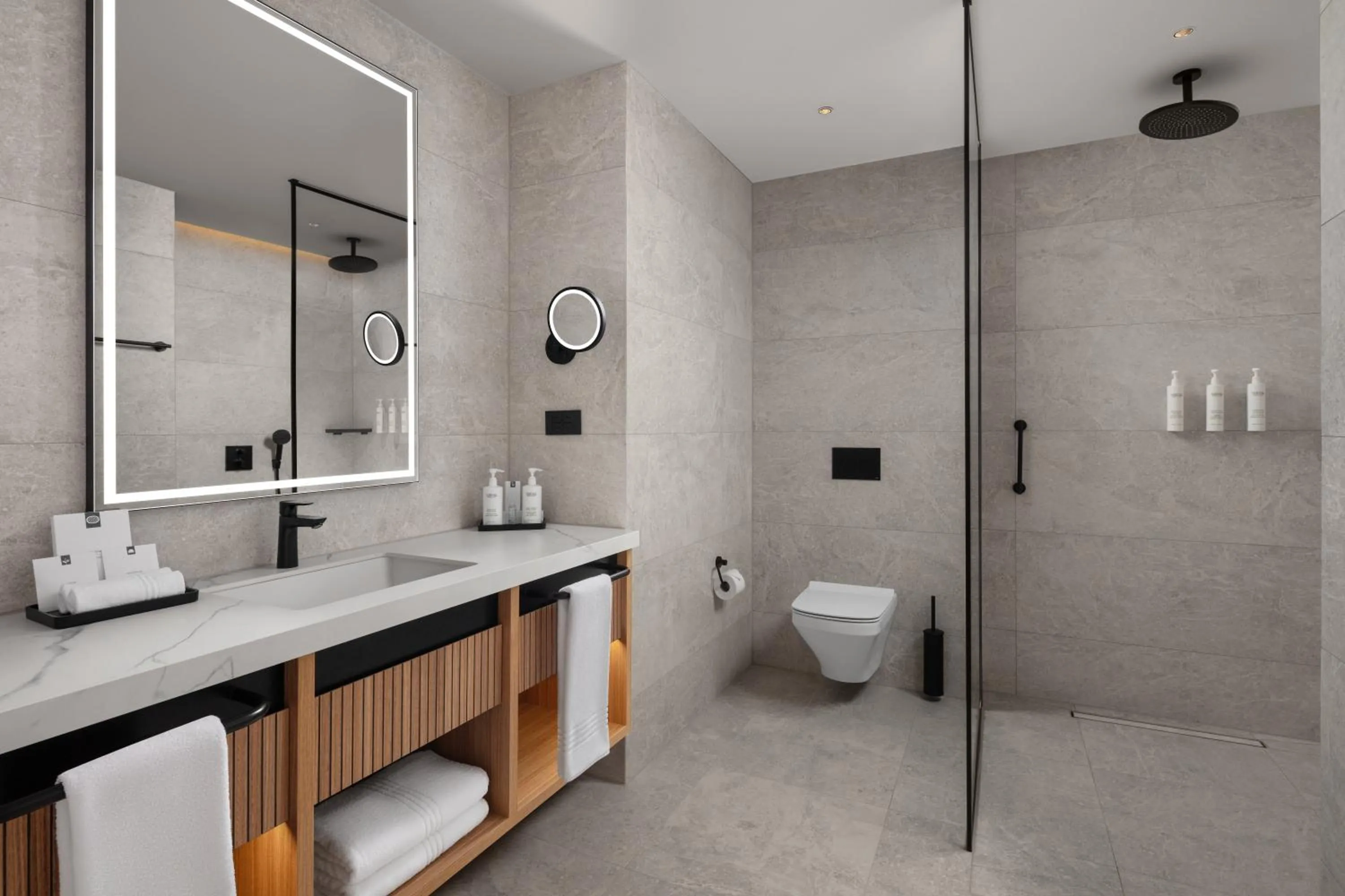 Bathroom in Courtyard by Marriott Prishtina